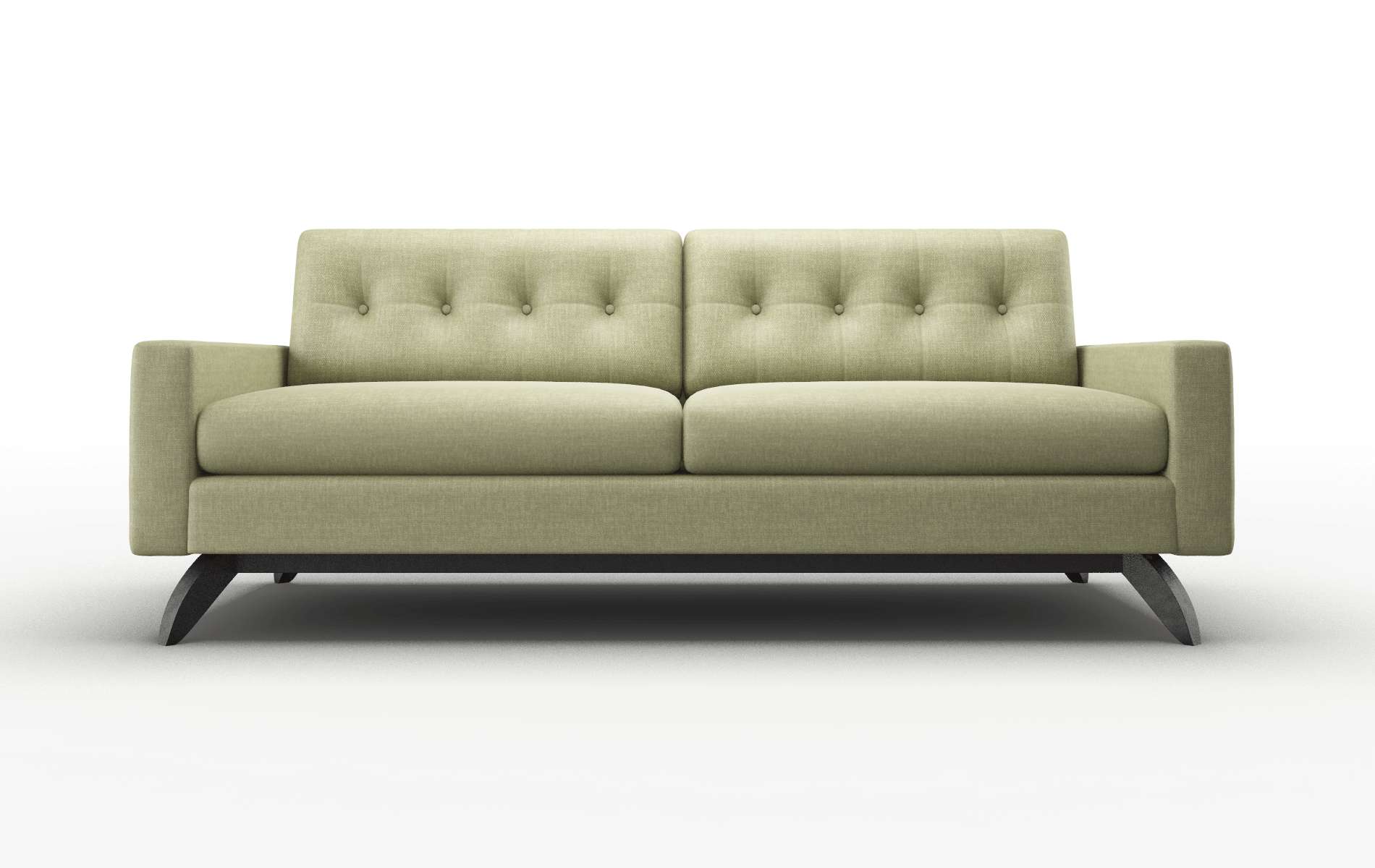 Milan Leslie Lawn Sofa espresso legs 1