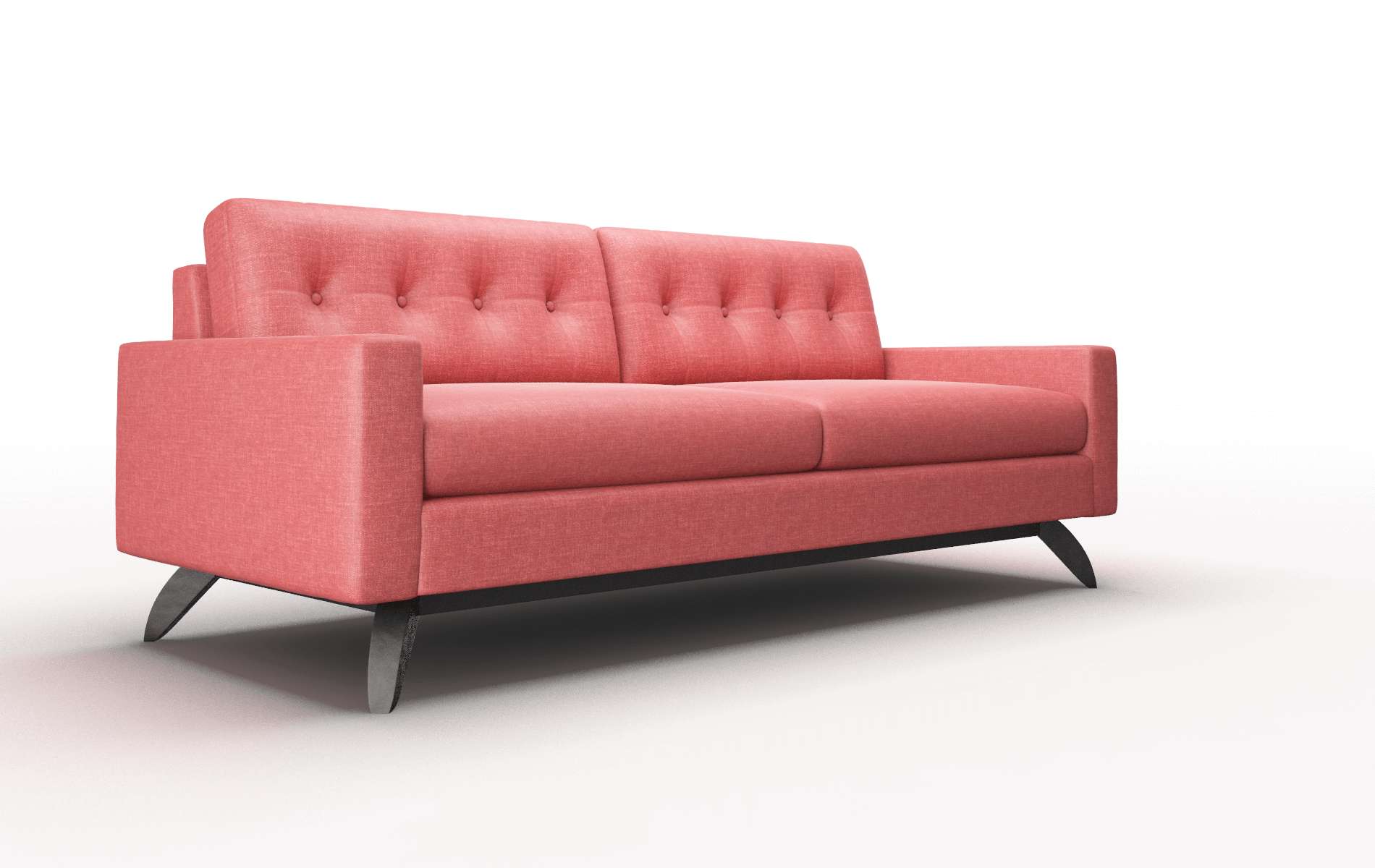 Milan Leslie Poppy Sofa espresso legs 2