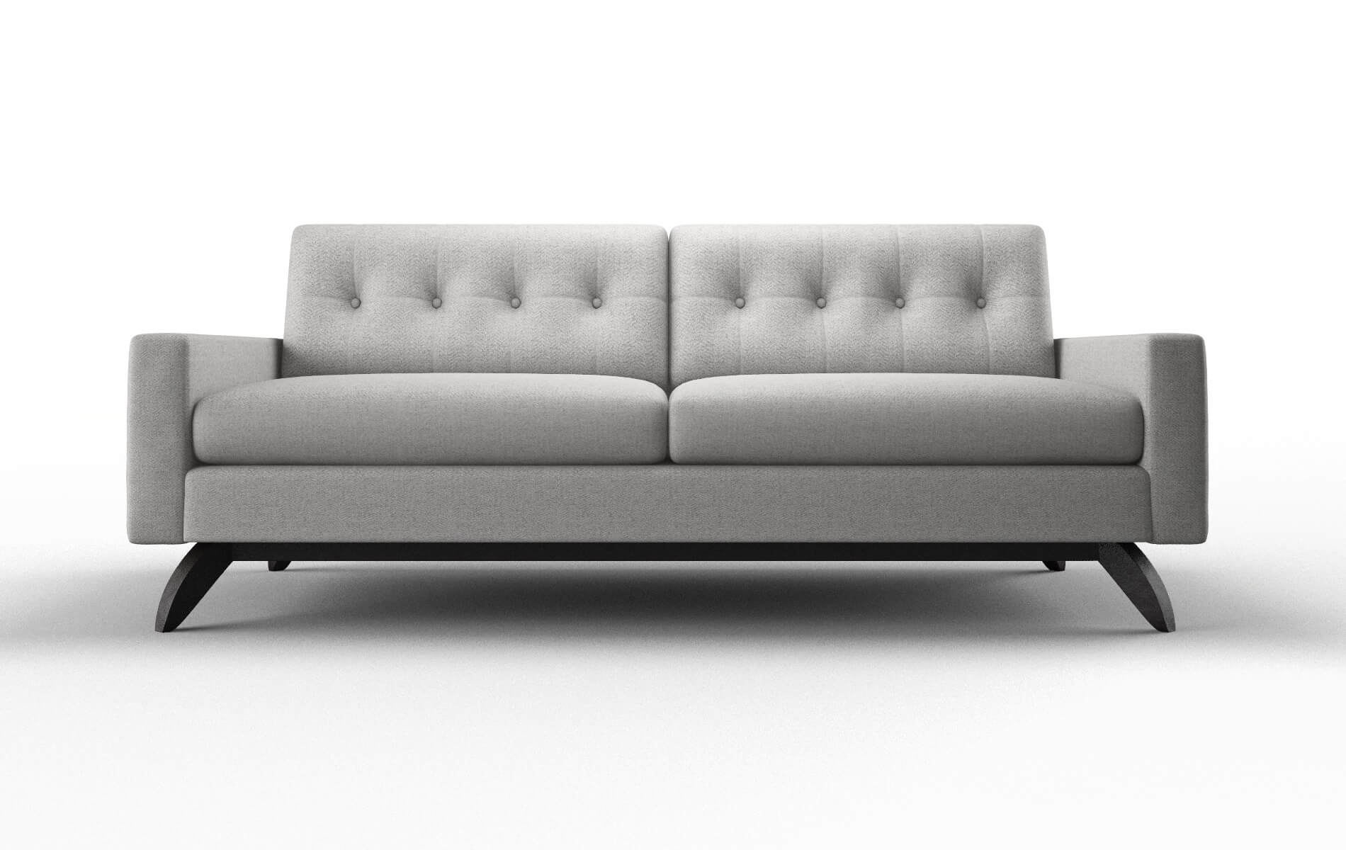 Milan Malibu dove Sofa Espresso Legs  1