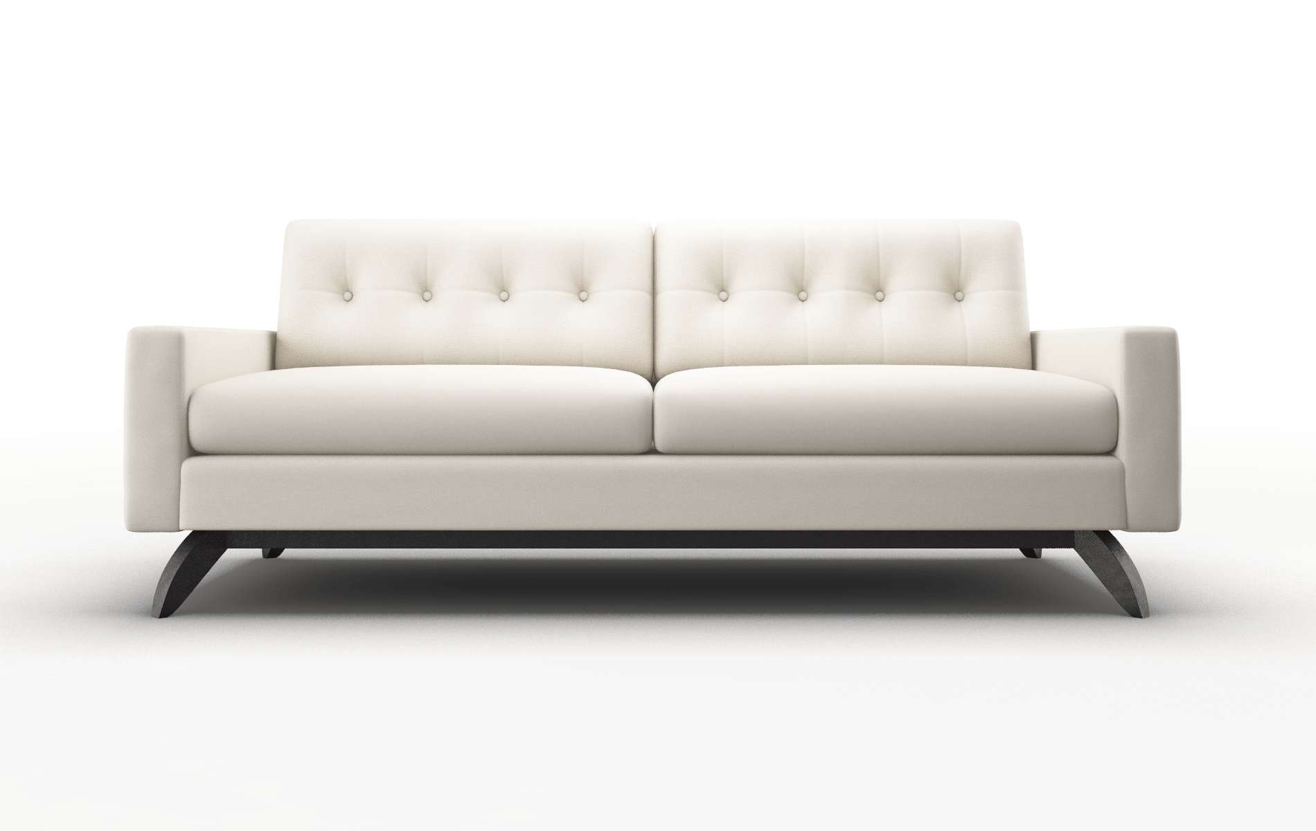 Milan Malibu linen Sofa Espresso Legs  1