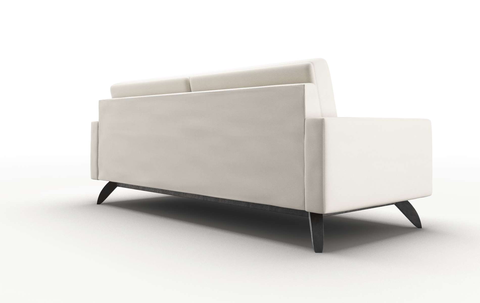 Milan Malibu Linen Sofa espresso legs 5