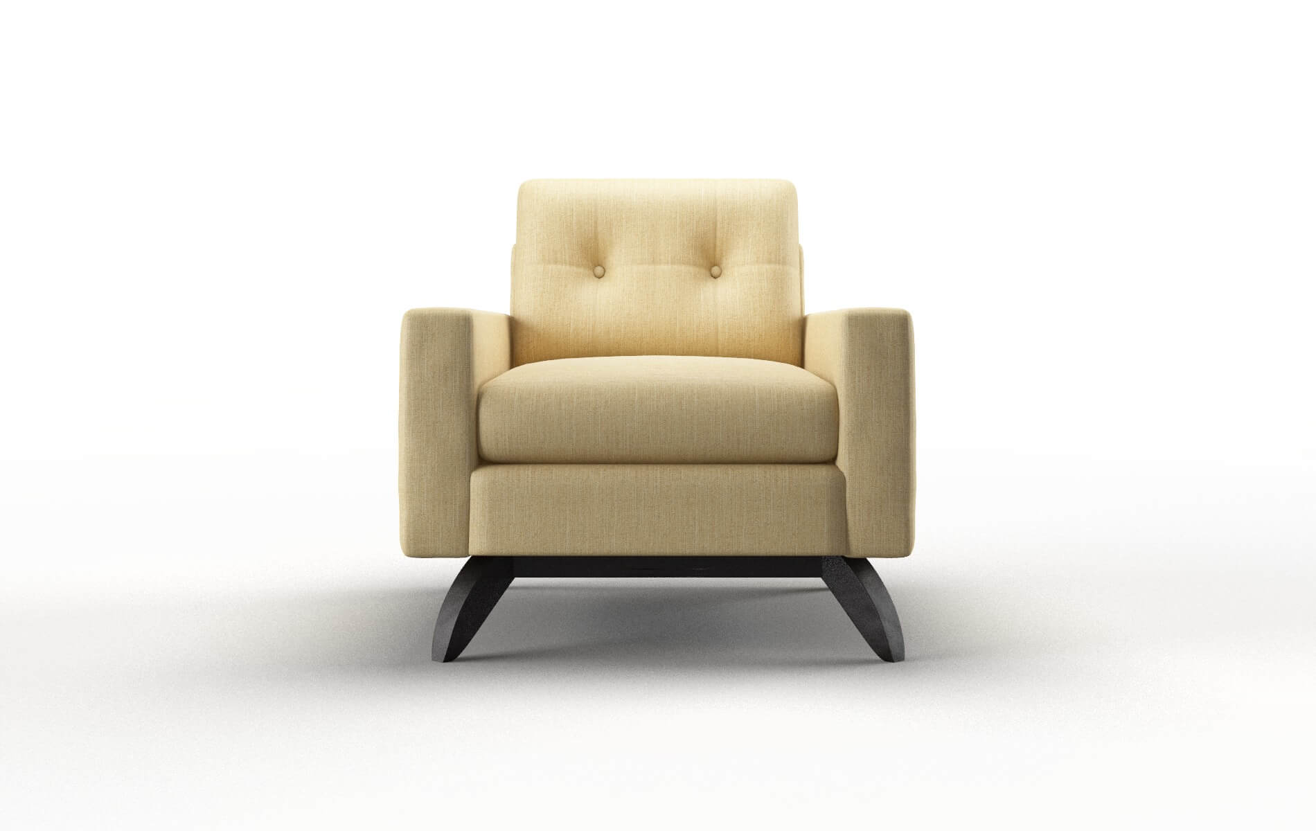 Milan Malibu maize Chair Espresso Legs  1