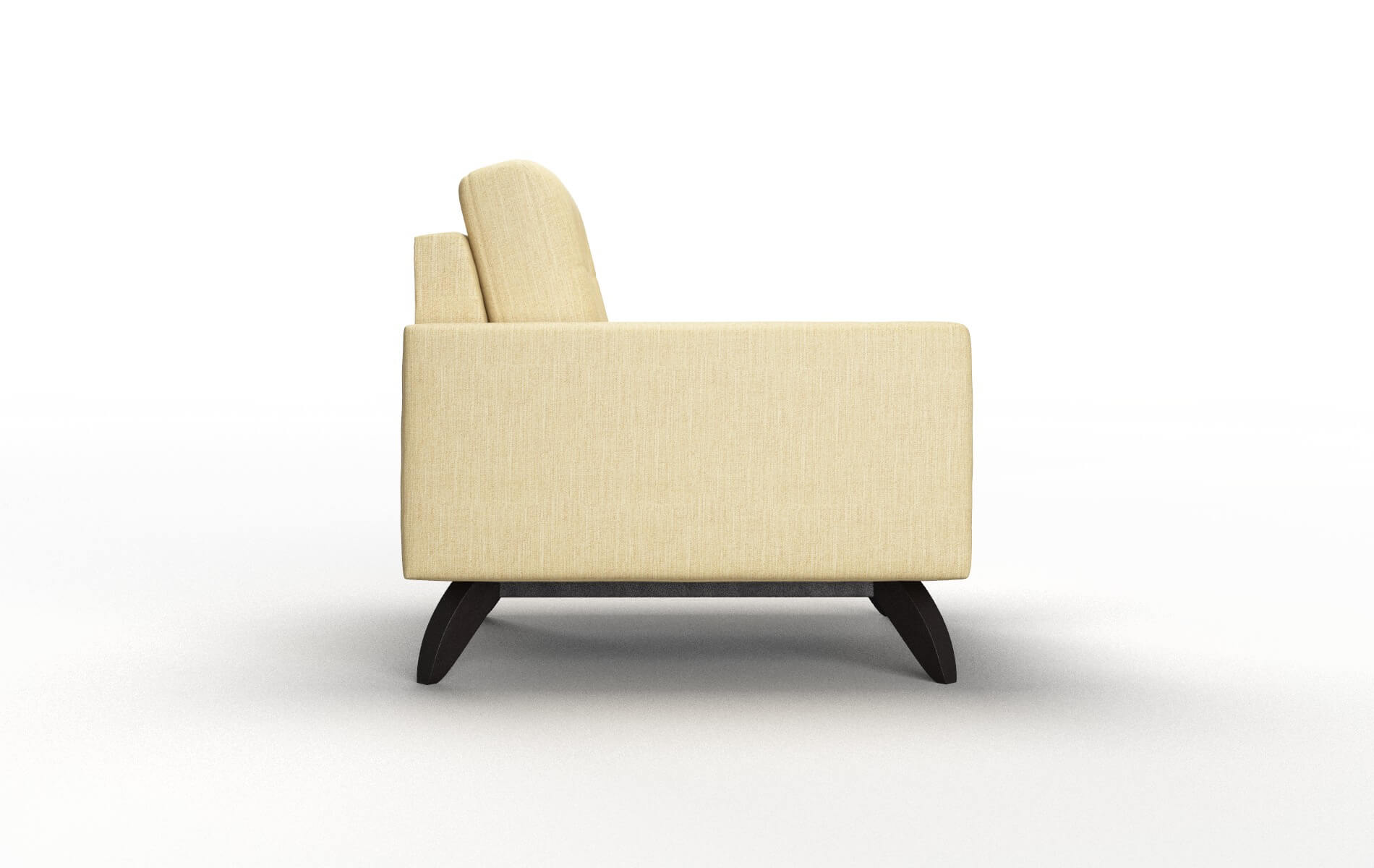Milan Malibu Maize Chair espresso legs 3