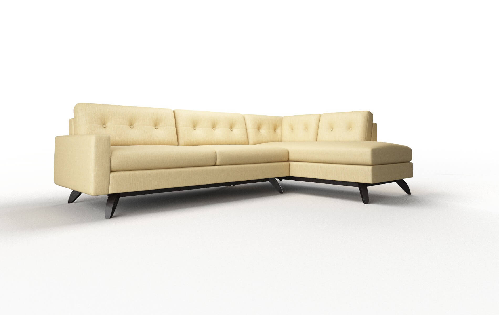 Milan Malibu Maize Panel espresso legs 2