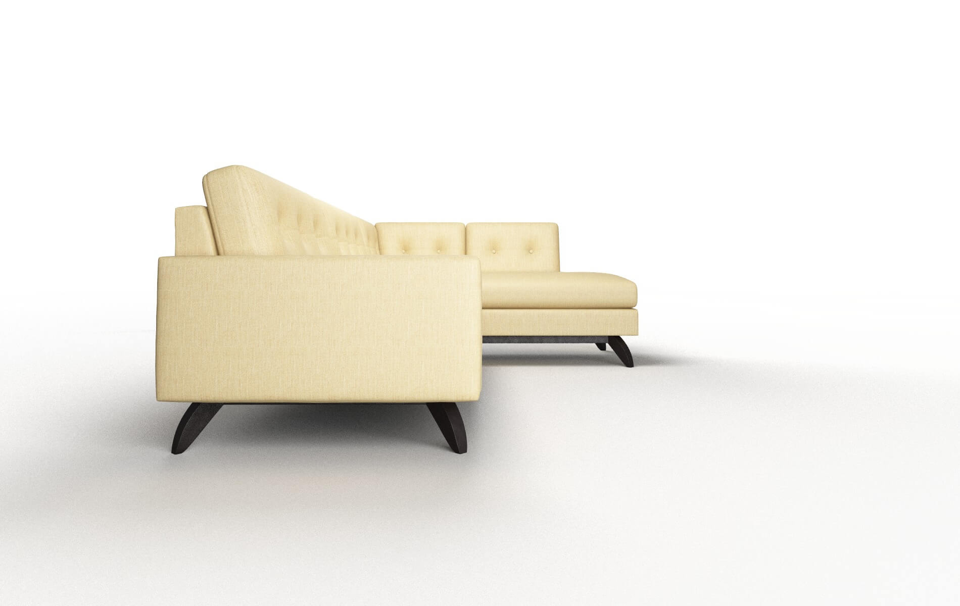 Milan Malibu Maize Panel espresso legs 3