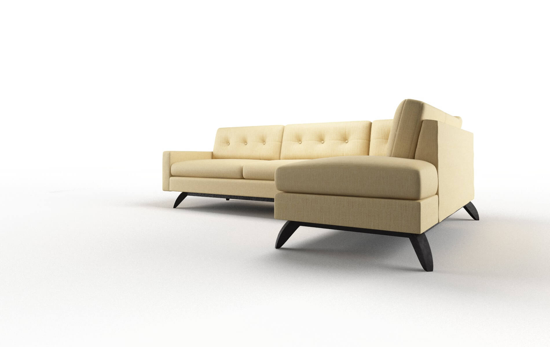 Milan Malibu Maize Panel espresso legs 4