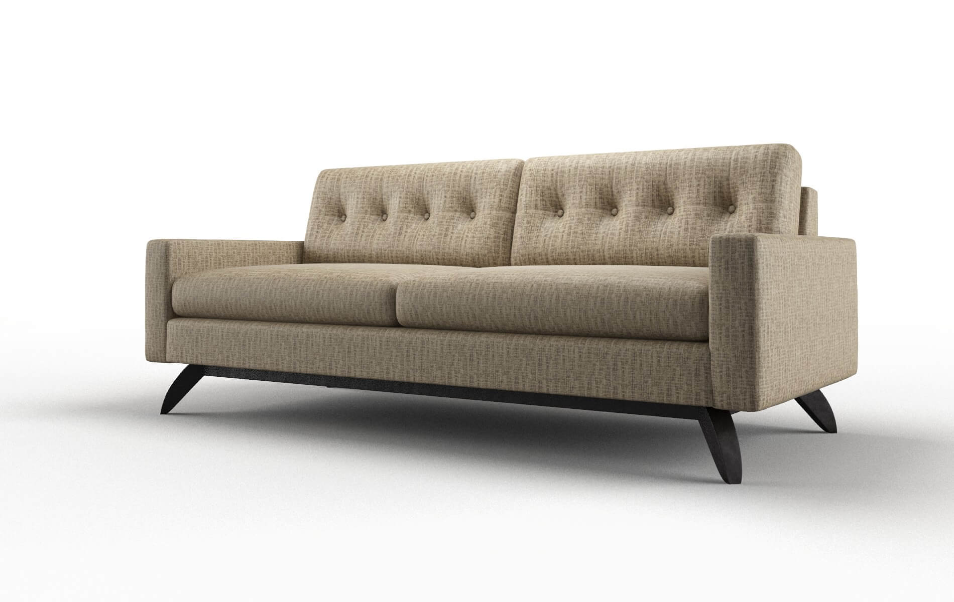 Milan Marcy Camel Sofa espresso legs 4