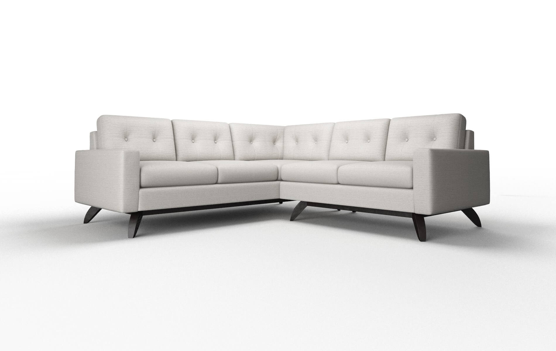 Milan Naples Ash Sectional espresso legs 1