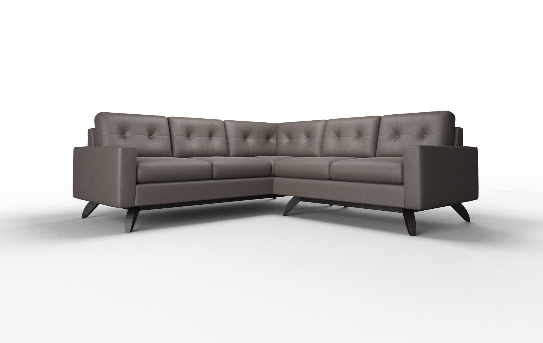 Milan Naples graphite Sectional Espresso Legs  1
