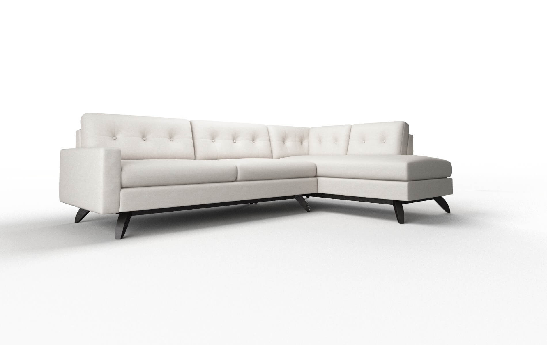 Milan Noble Grey Panel espresso legs 2