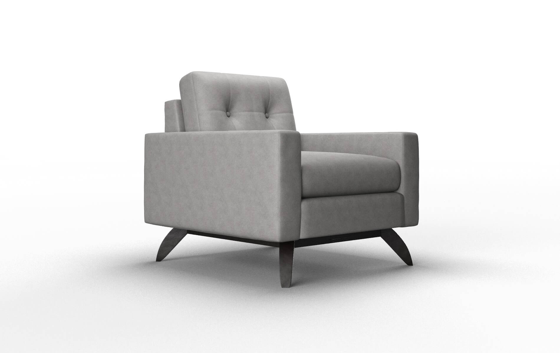 Milan Noble Smoke Chair espresso legs 2