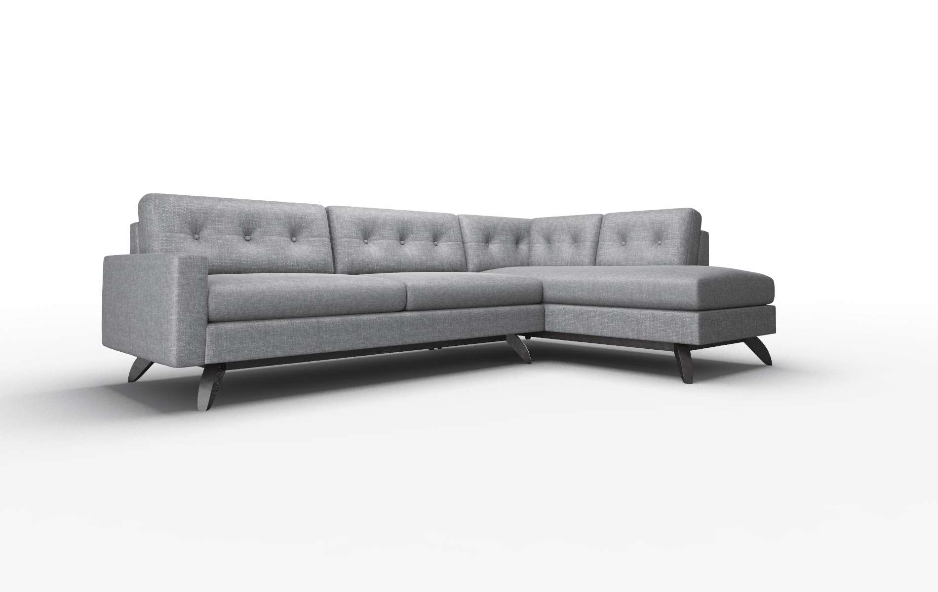 Milan Notion Graphite Panel espresso legs 2