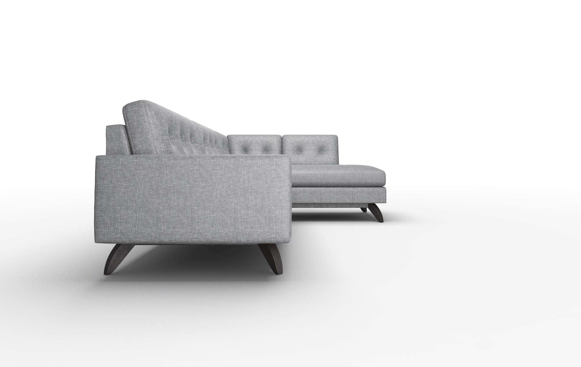 Milan Notion Graphite Panel espresso legs 3