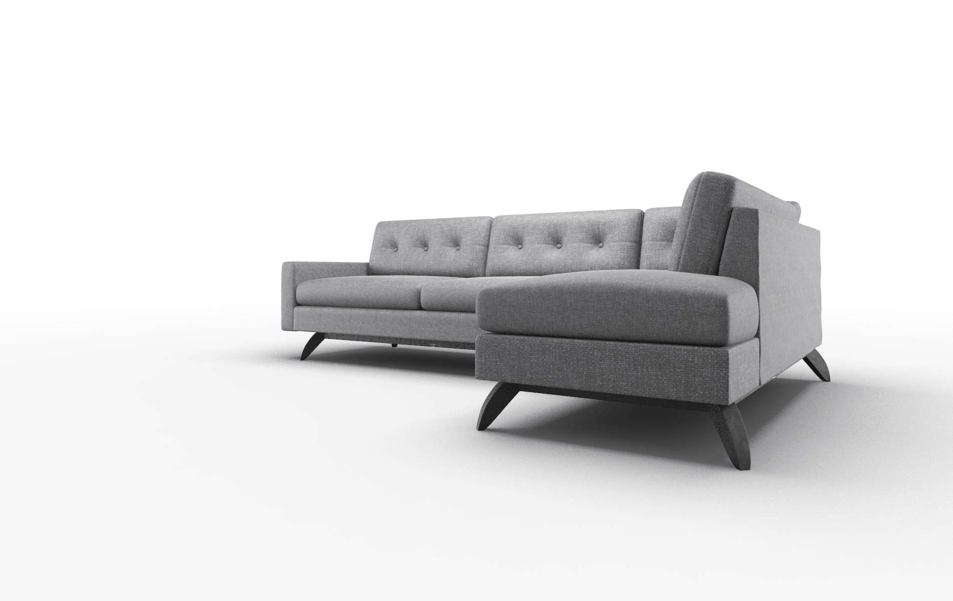 Milan Notion Graphite Panel espresso legs 4