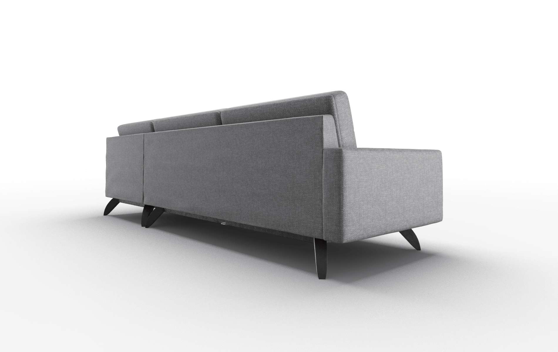 Milan Notion Graphite Panel espresso legs 5