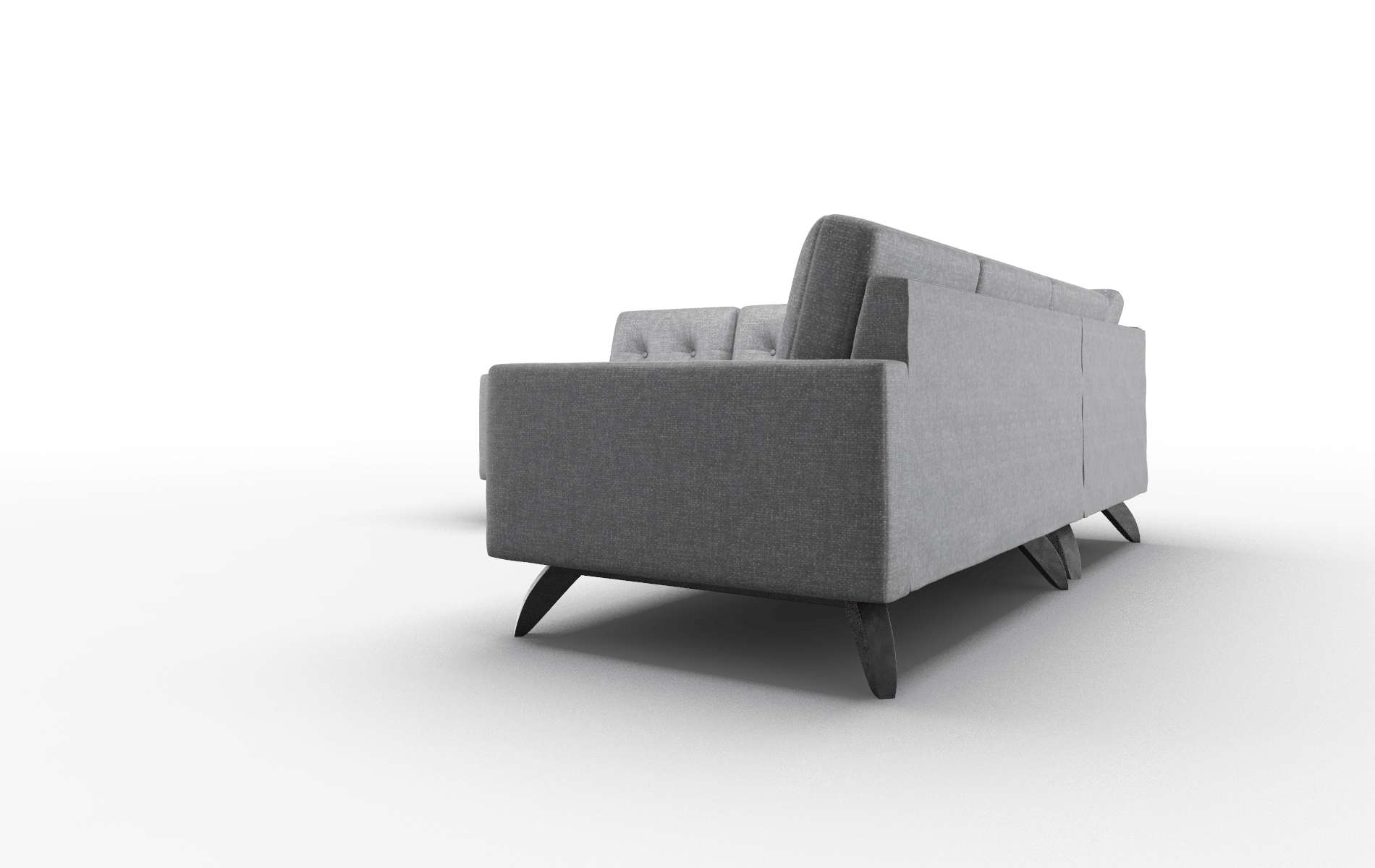 Milan Notion Graphite Sectional espresso legs 4