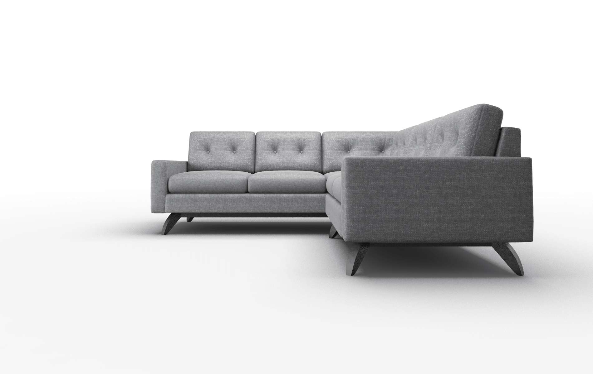 Milan Notion Graphite Sectional espresso legs 5