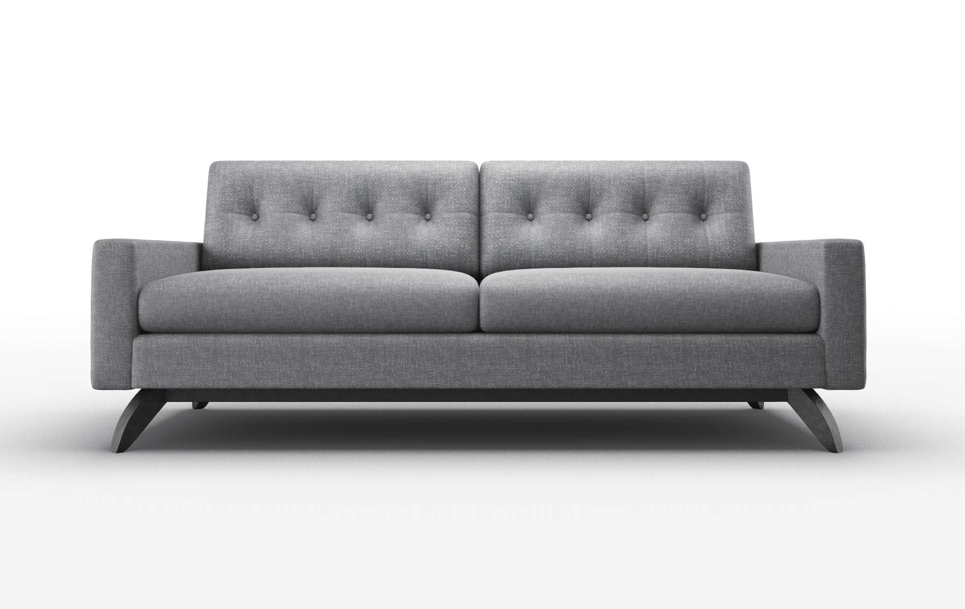 Milan Notion Graphite Sofa espresso legs 1