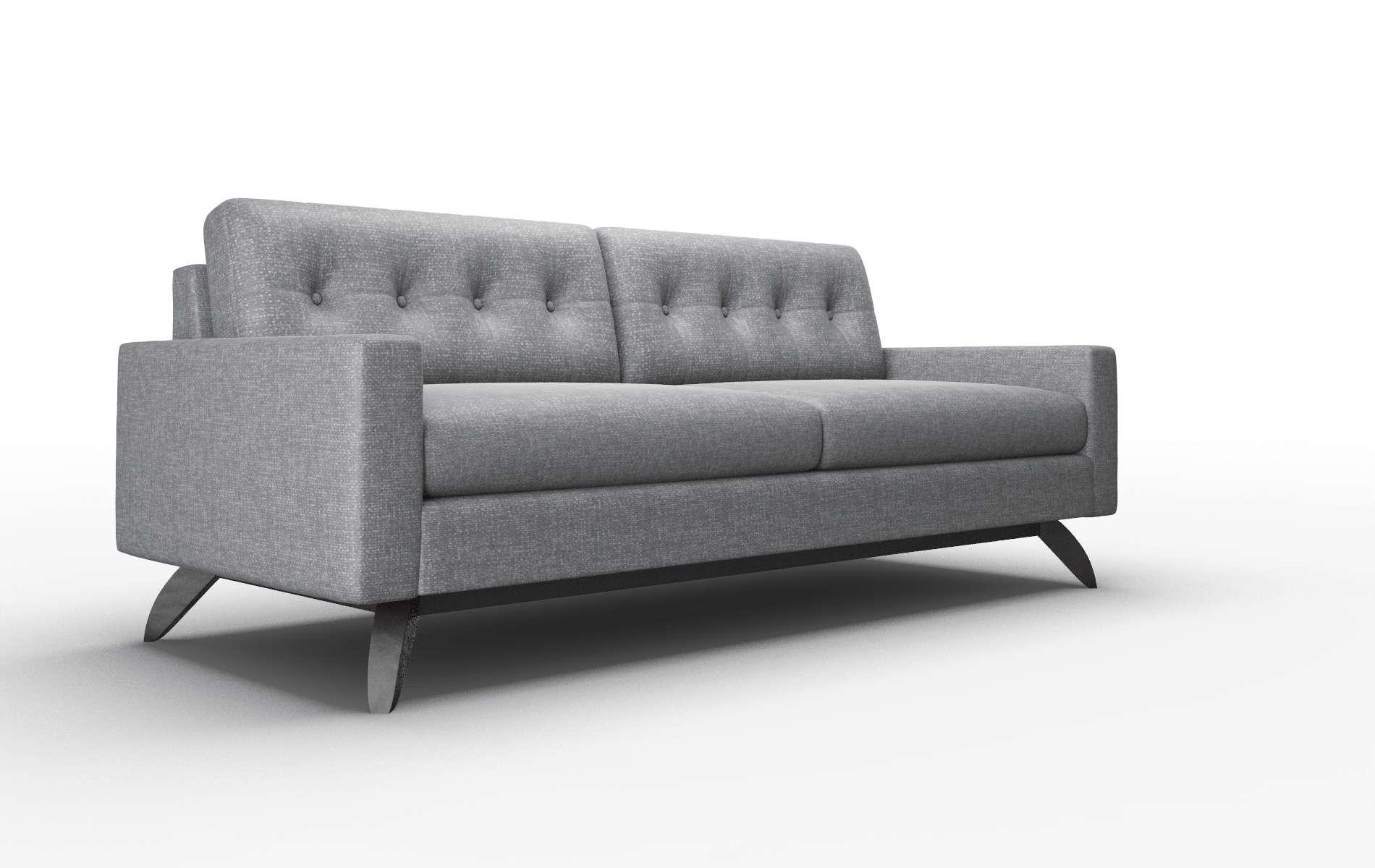Milan Notion Graphite Sofa espresso legs 2