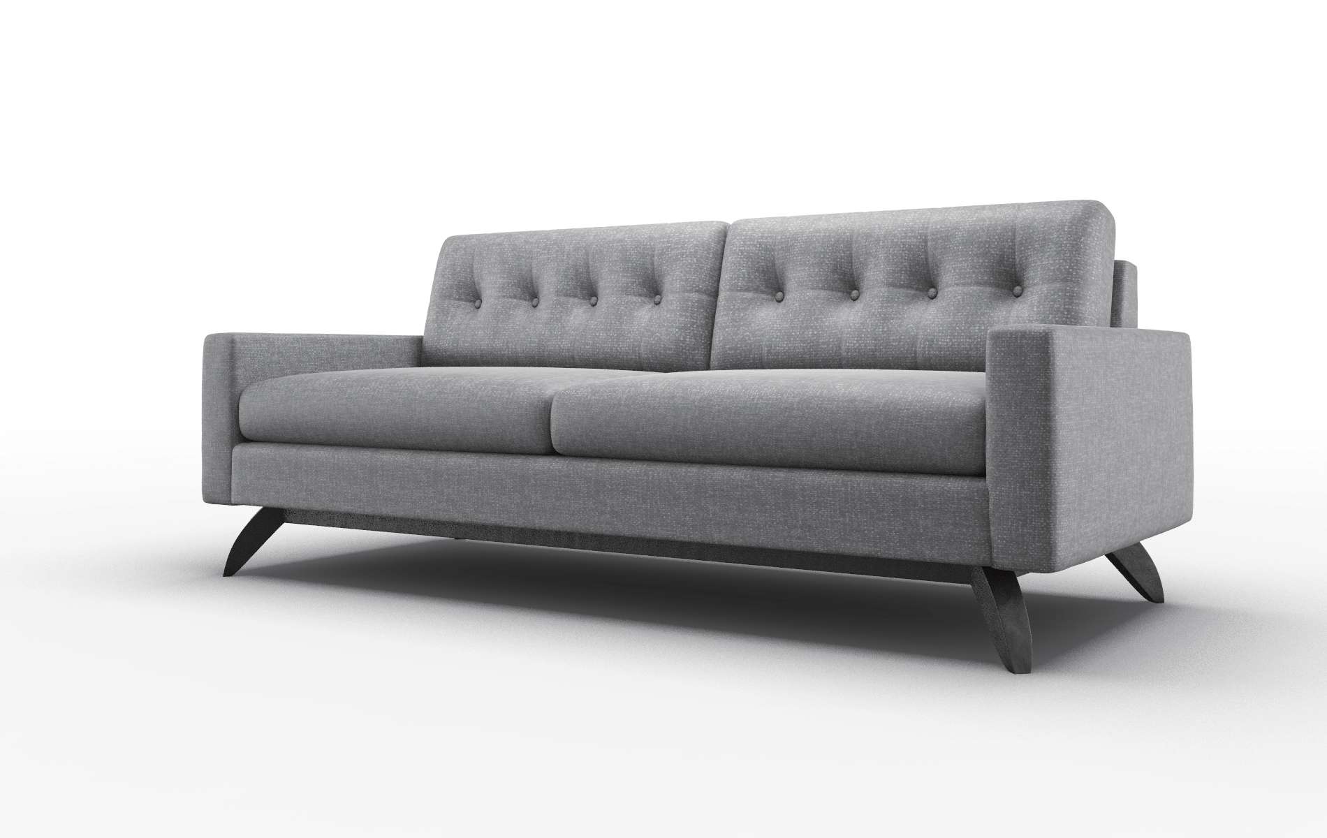 Milan Notion Graphite Sofa espresso legs 4