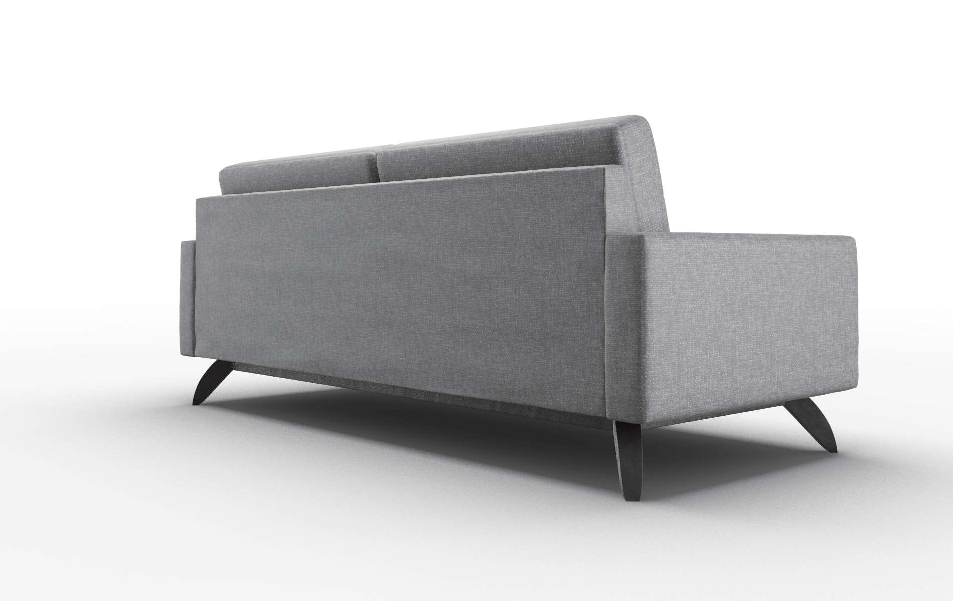 Milan Notion Graphite Sofa espresso legs 5