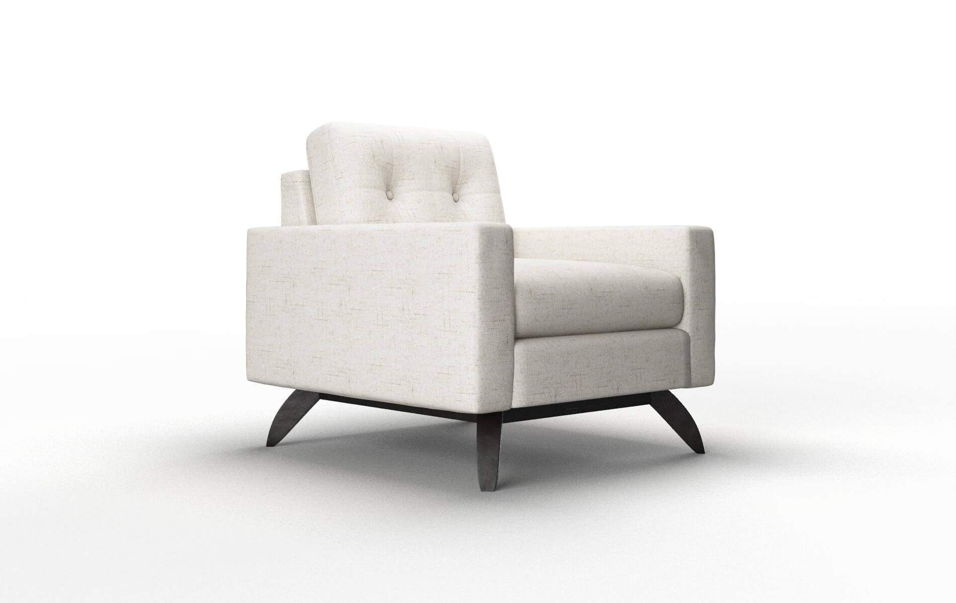 Milan Oceanside Natural Chair espresso legs 2