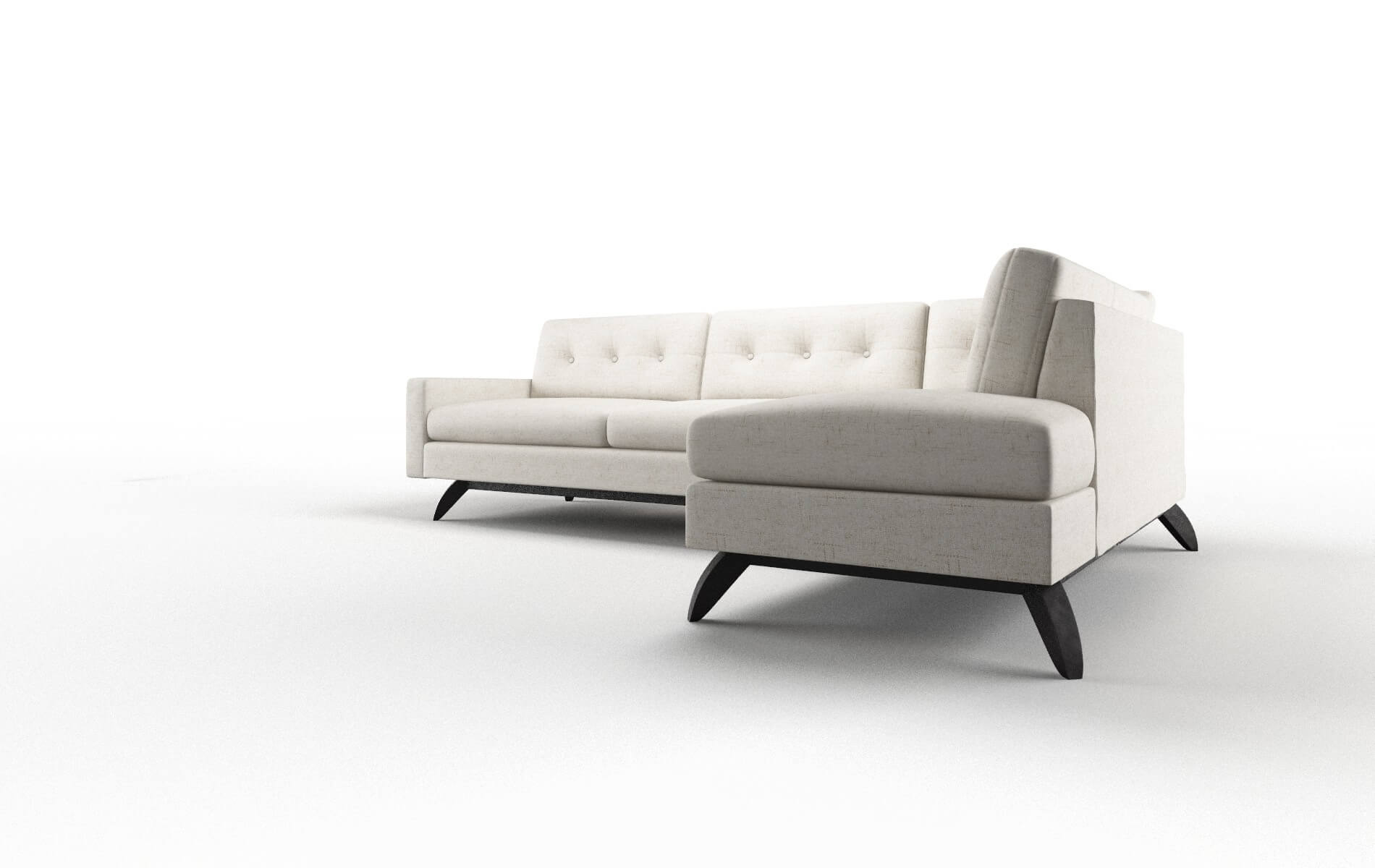 Milan Oceanside Natural Panel espresso legs 4