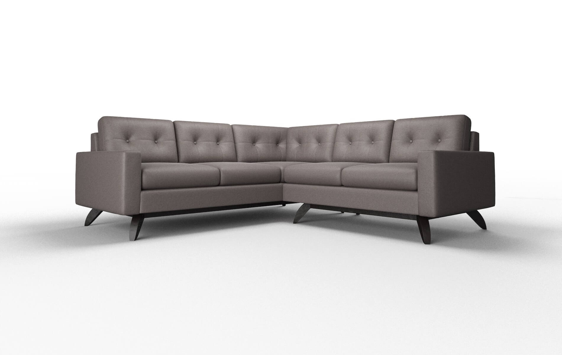 Milan Oscar-chocolate Sectional Espresso Legs  1