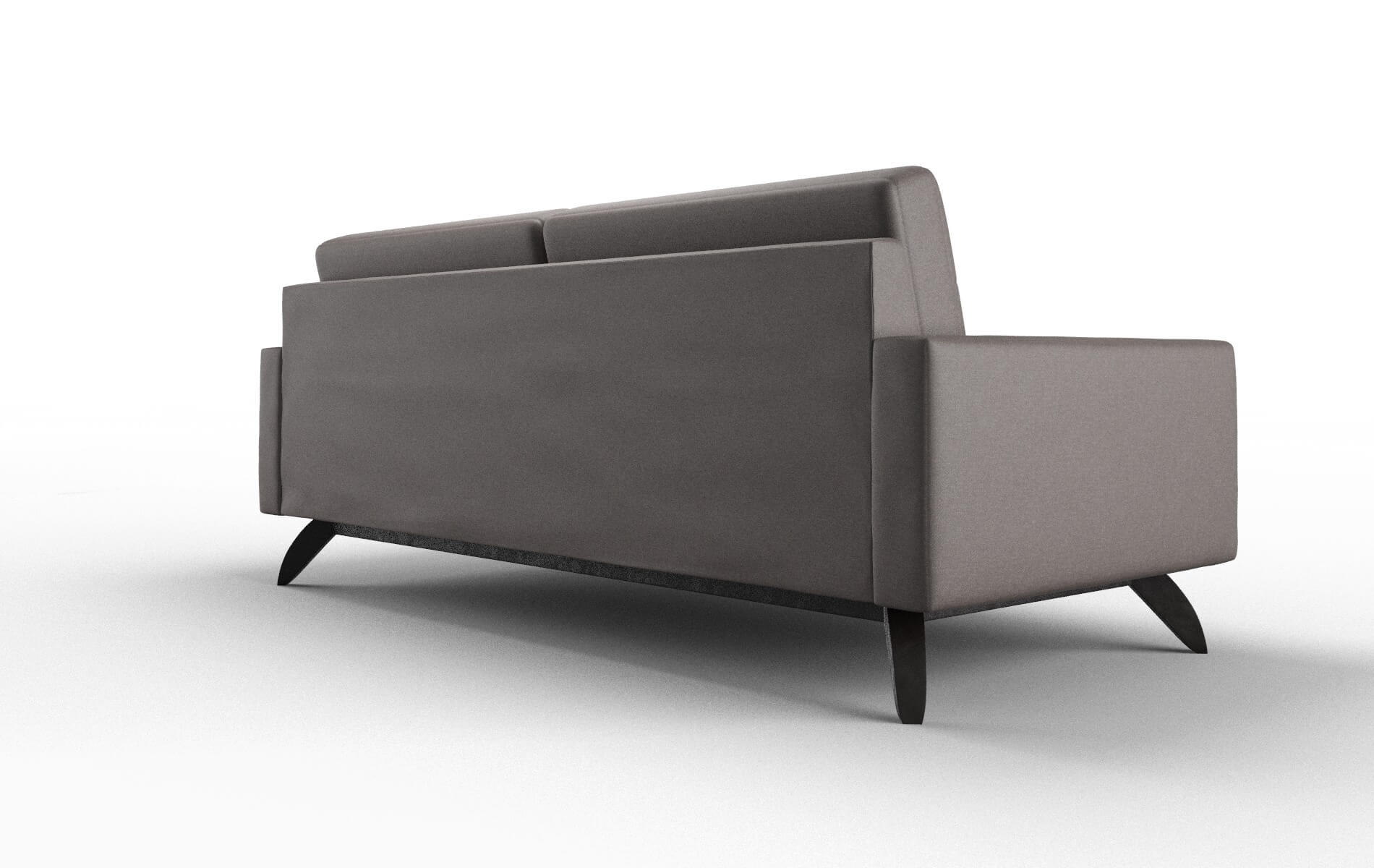 Milan Oscar Chocolate Sofa espresso legs 5