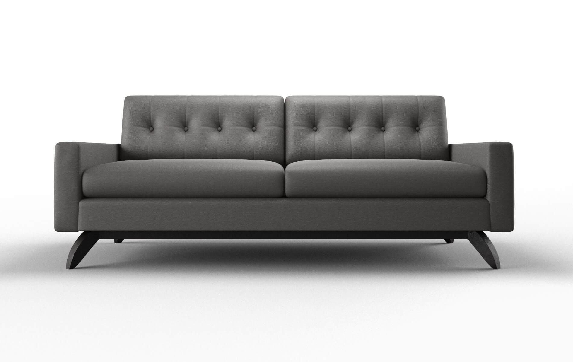 Milan Oscar Grey Sofa espresso legs 1