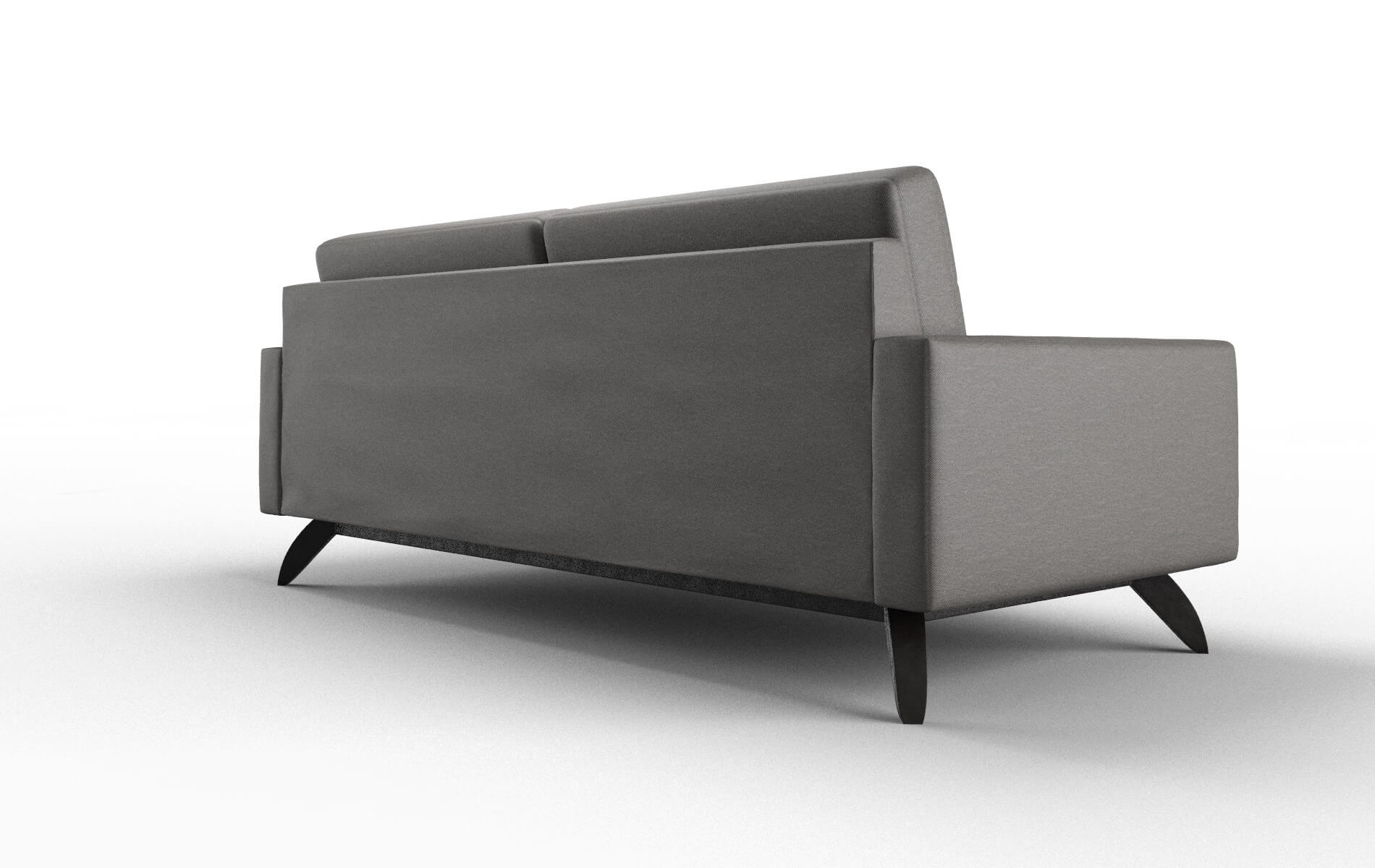 Milan Oscar Grey Sofa espresso legs 5