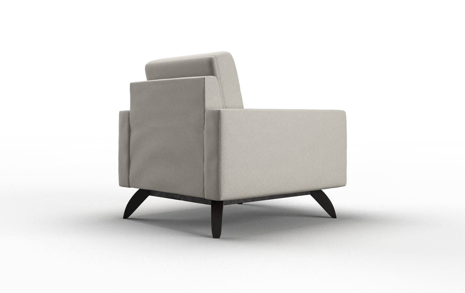 Milan Oscar Silver Chair espresso legs 5