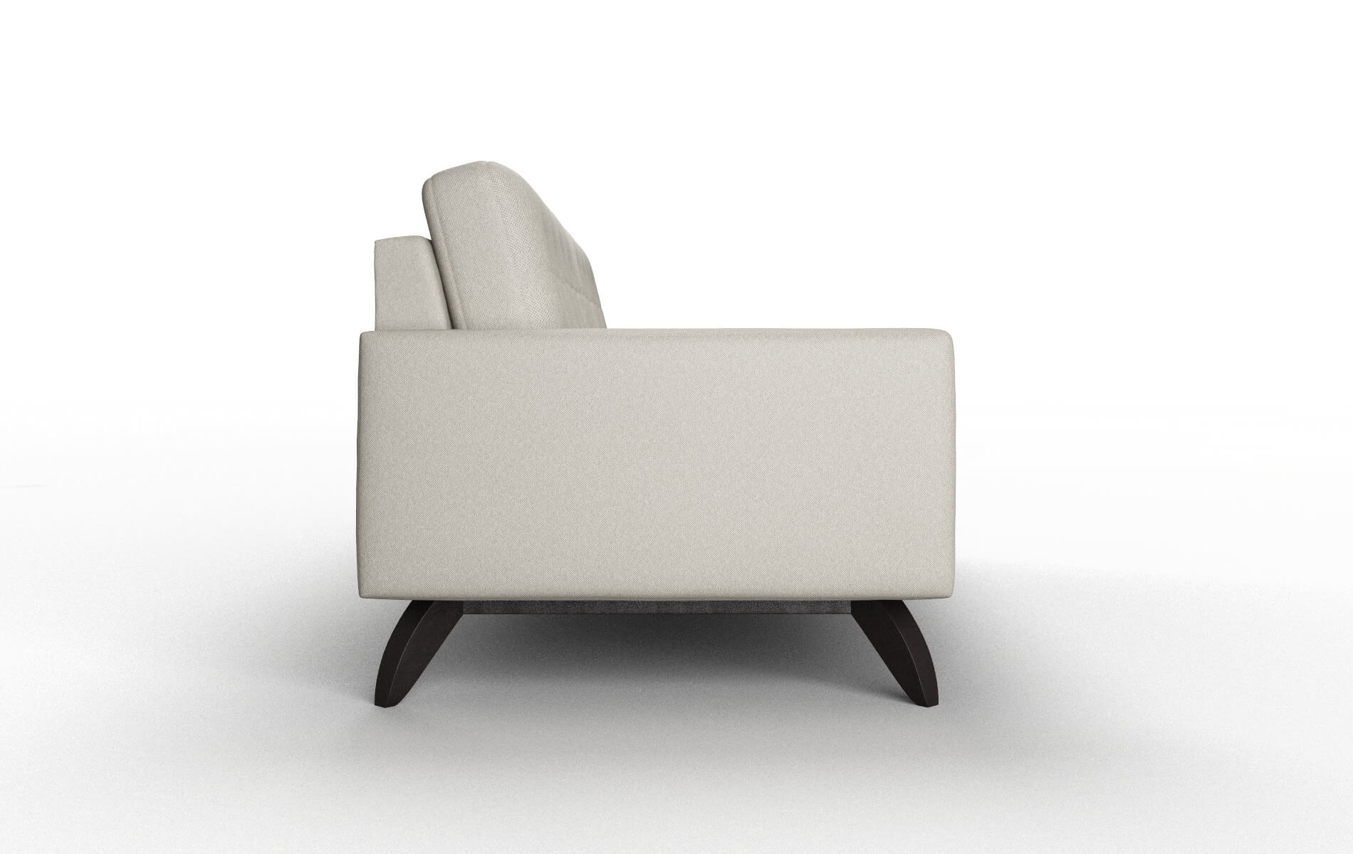 Milan Oscar Silver Sofa espresso legs 3