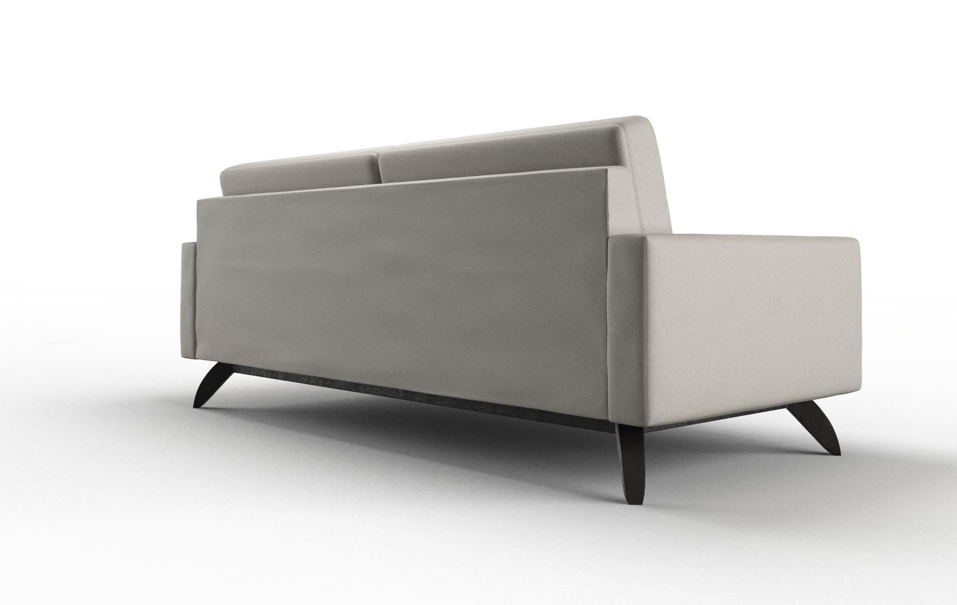 Milan Oscar Silver Sofa espresso legs 5