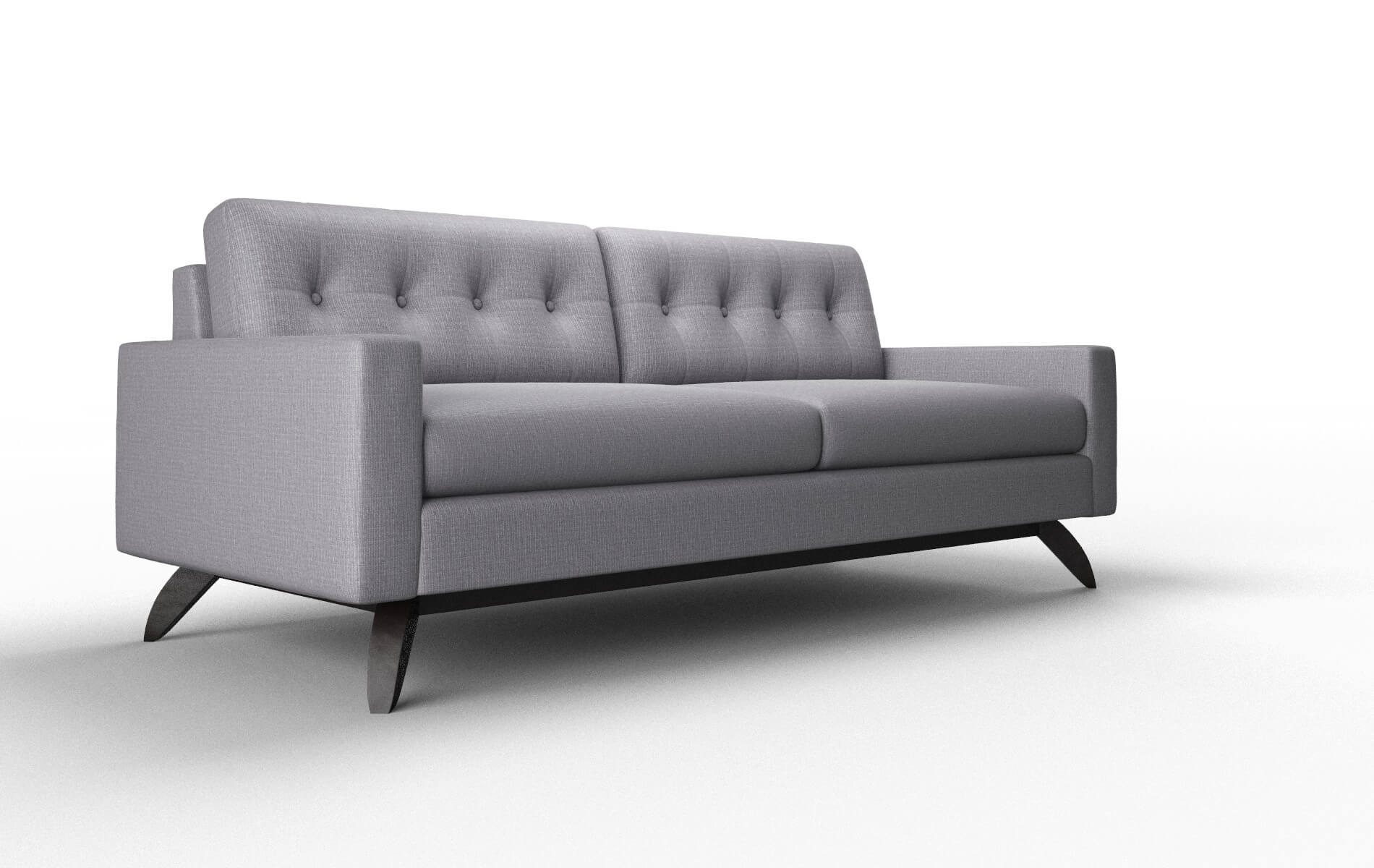 Milan Parker Ash Sofa espresso legs 2