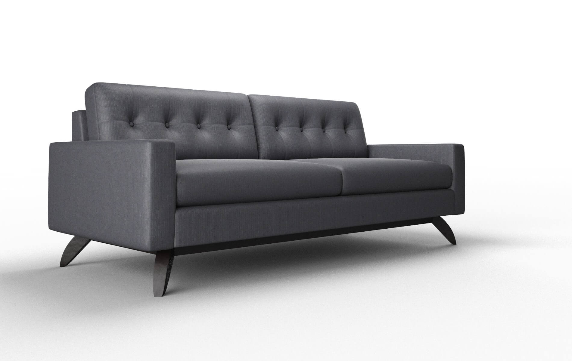 Milan Parker Midnight Sofa espresso legs 2