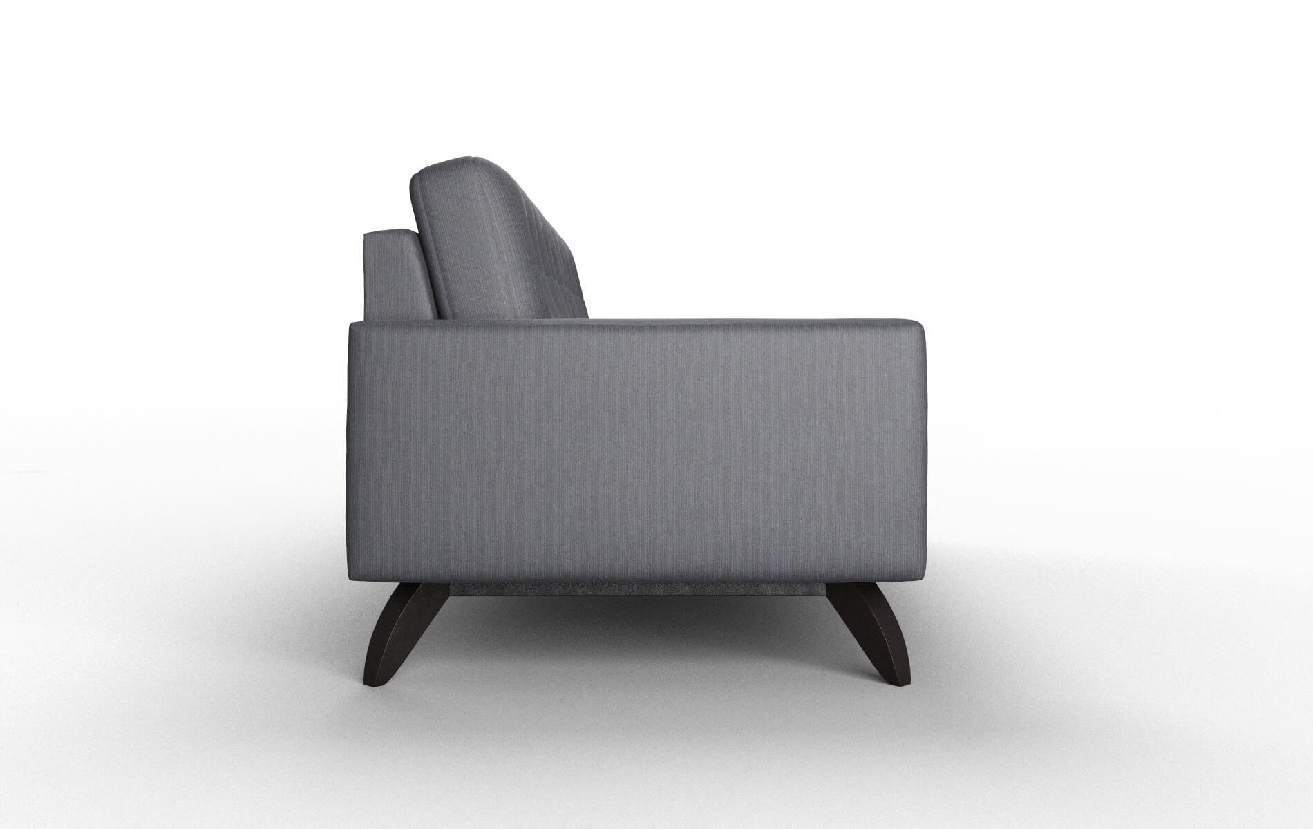 Milan Parker Midnight Sofa espresso legs 3
