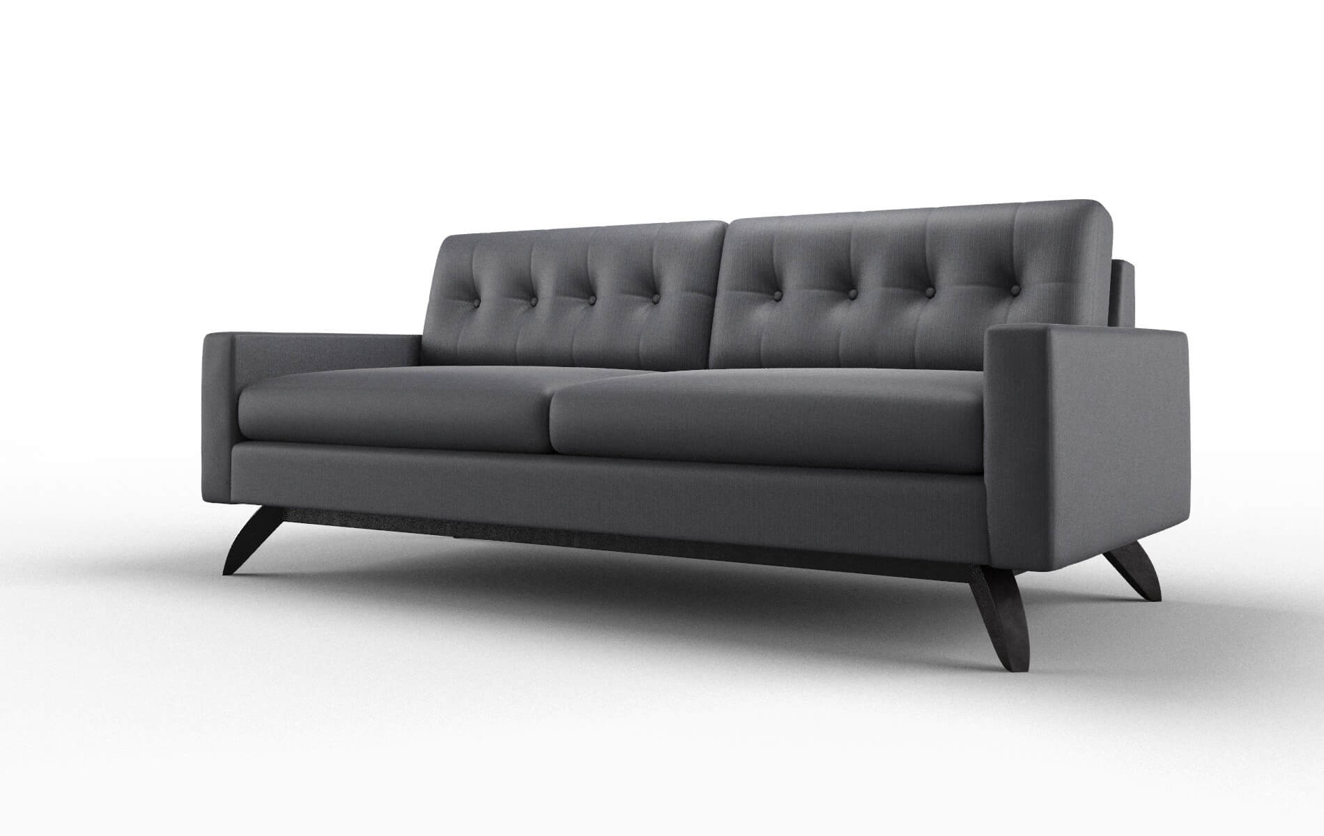 Milan Parker Midnight Sofa espresso legs 4