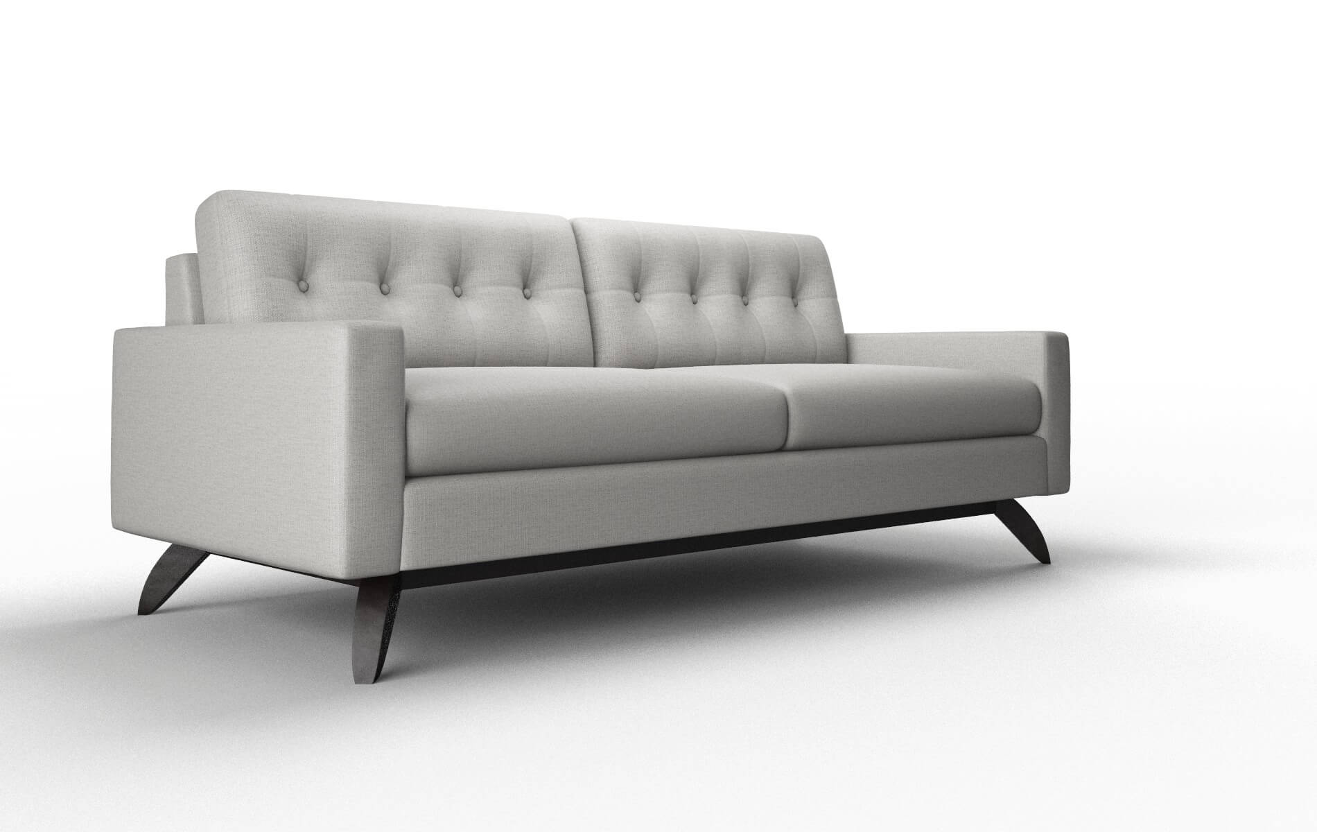 Milan Parker Silver Sofa espresso legs 2