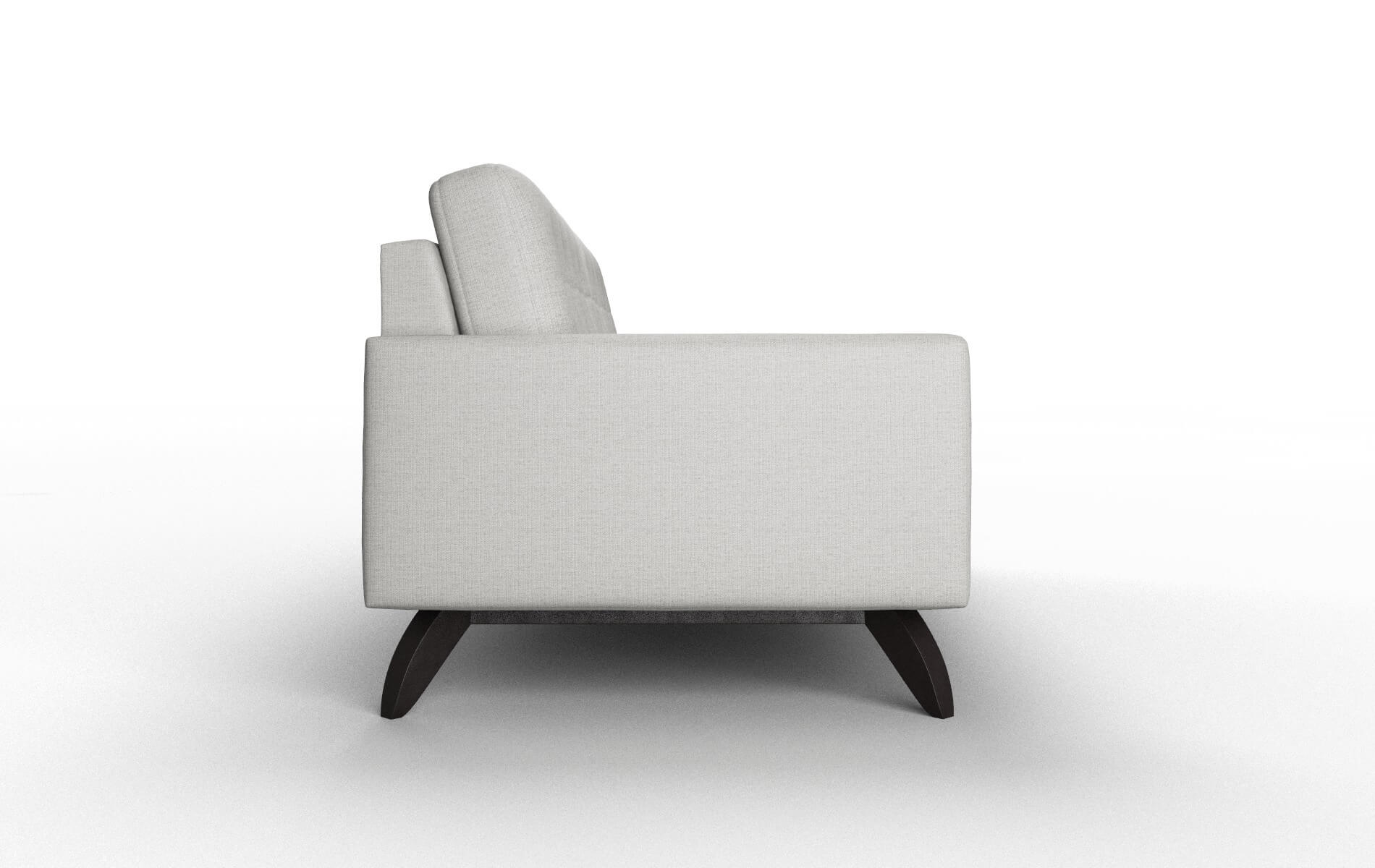 Milan Parker Silver Sofa espresso legs 3