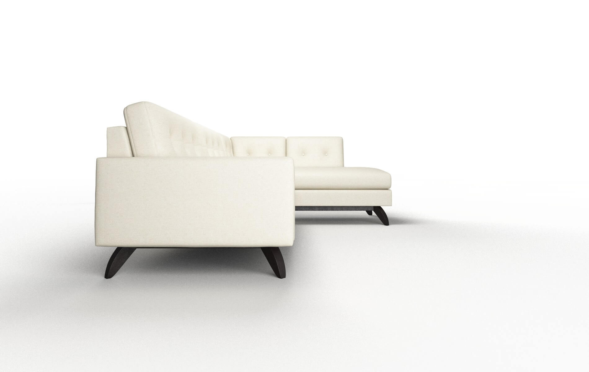 Milan Phoenix Ivory Panel espresso legs 3