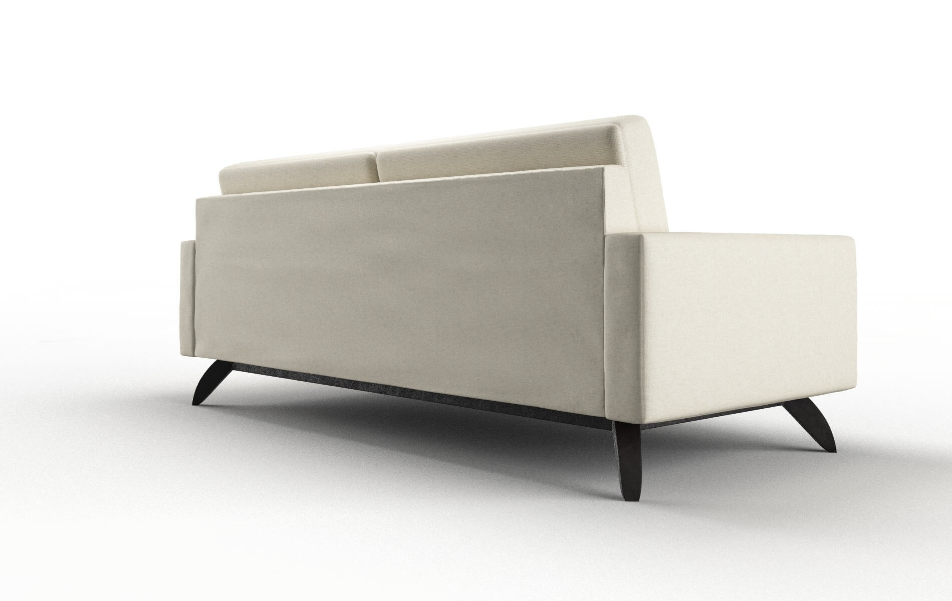 Milan Phoenix Ivory Sofa espresso legs 5