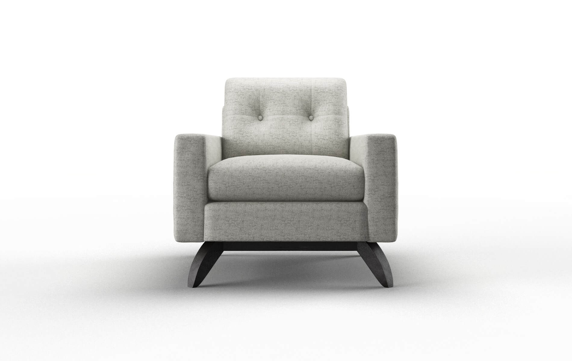 Milan Prime Gravel Chair espresso legs 1