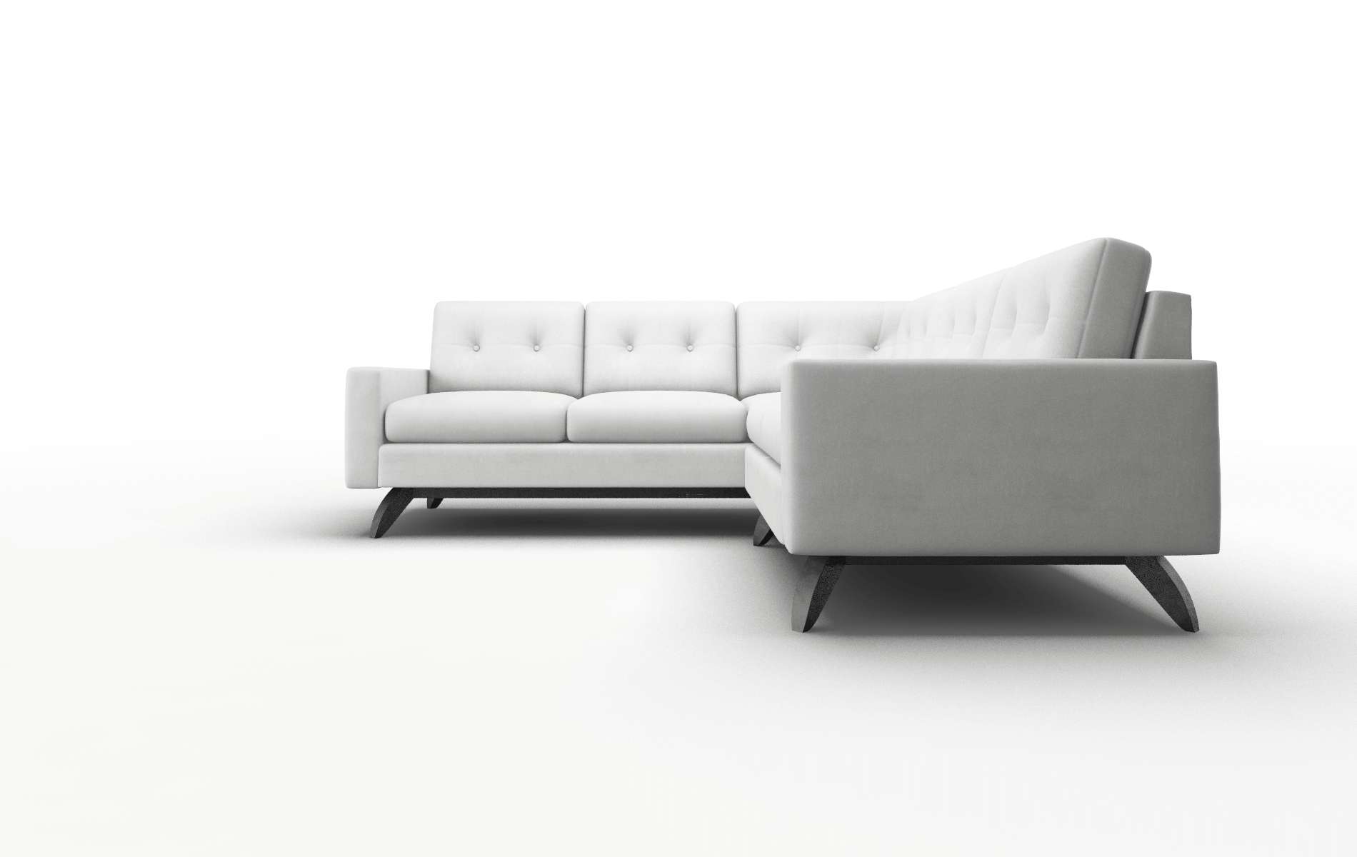 Milan Prisma Steam Sectional espresso legs 5