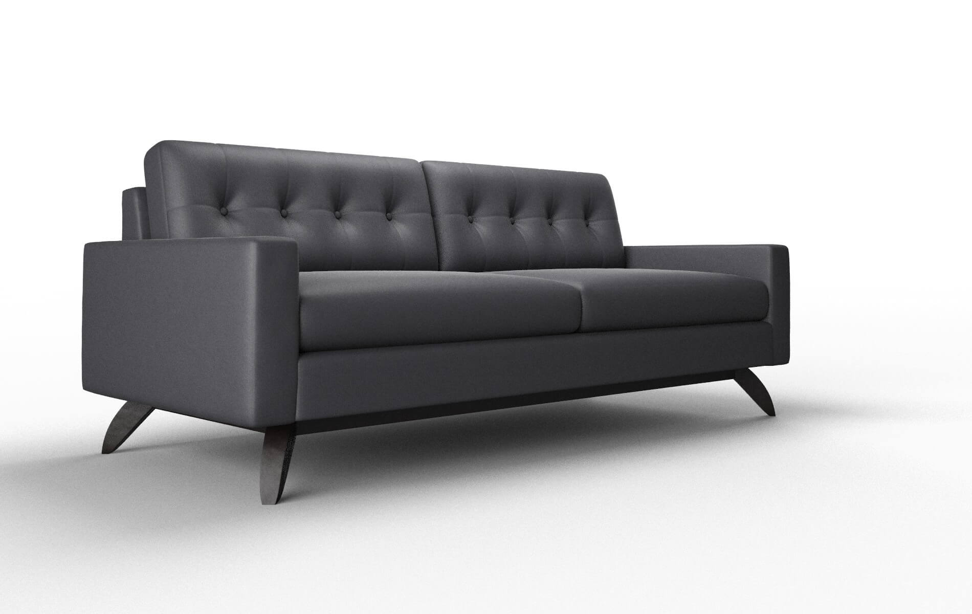 Milan Redondo Navy Sofa espresso legs 2