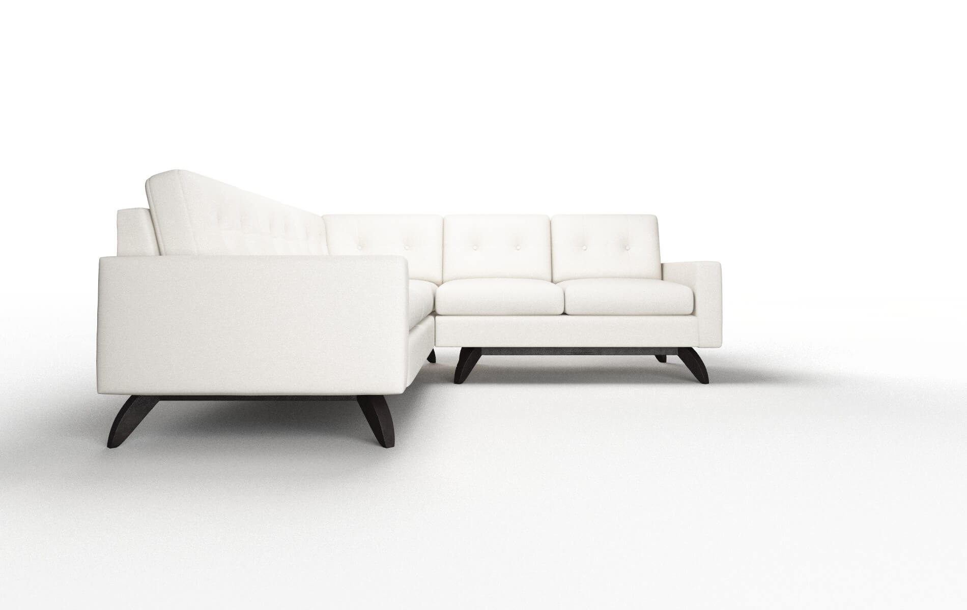 Milan Redondo Pearl Sectional espresso legs 2