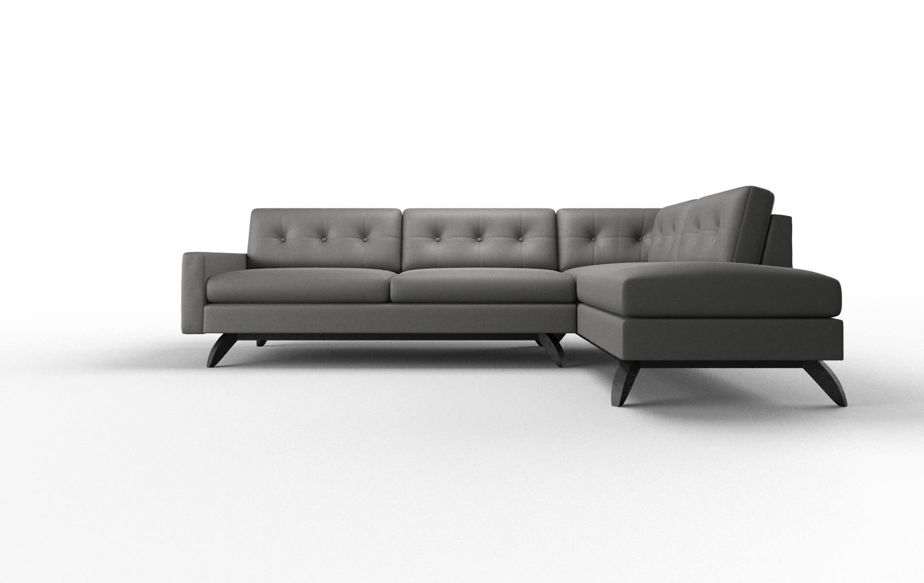 Milan Rocket Charcoal Panel espresso legs 1