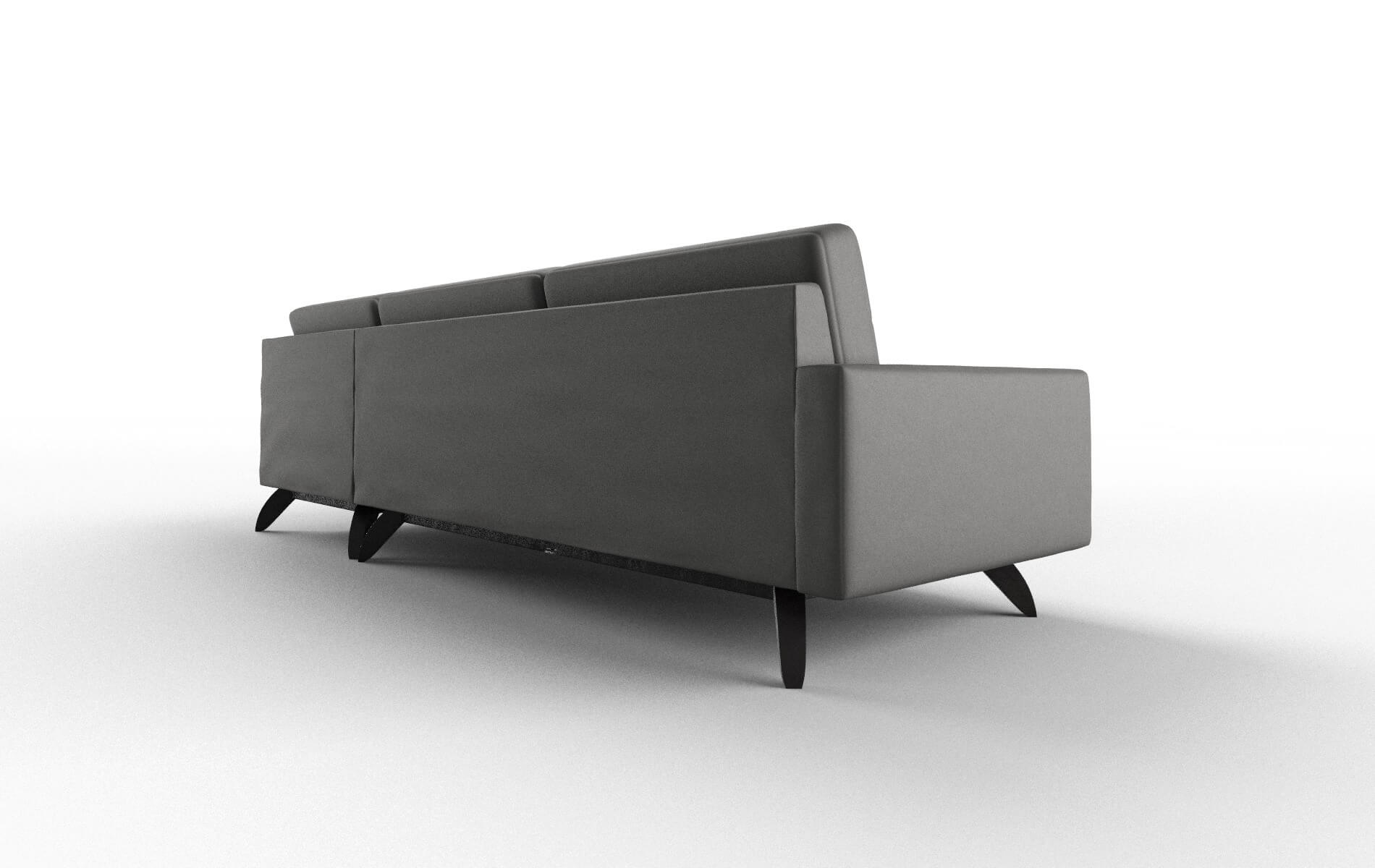 Milan Rocket Charcoal Panel espresso legs 5