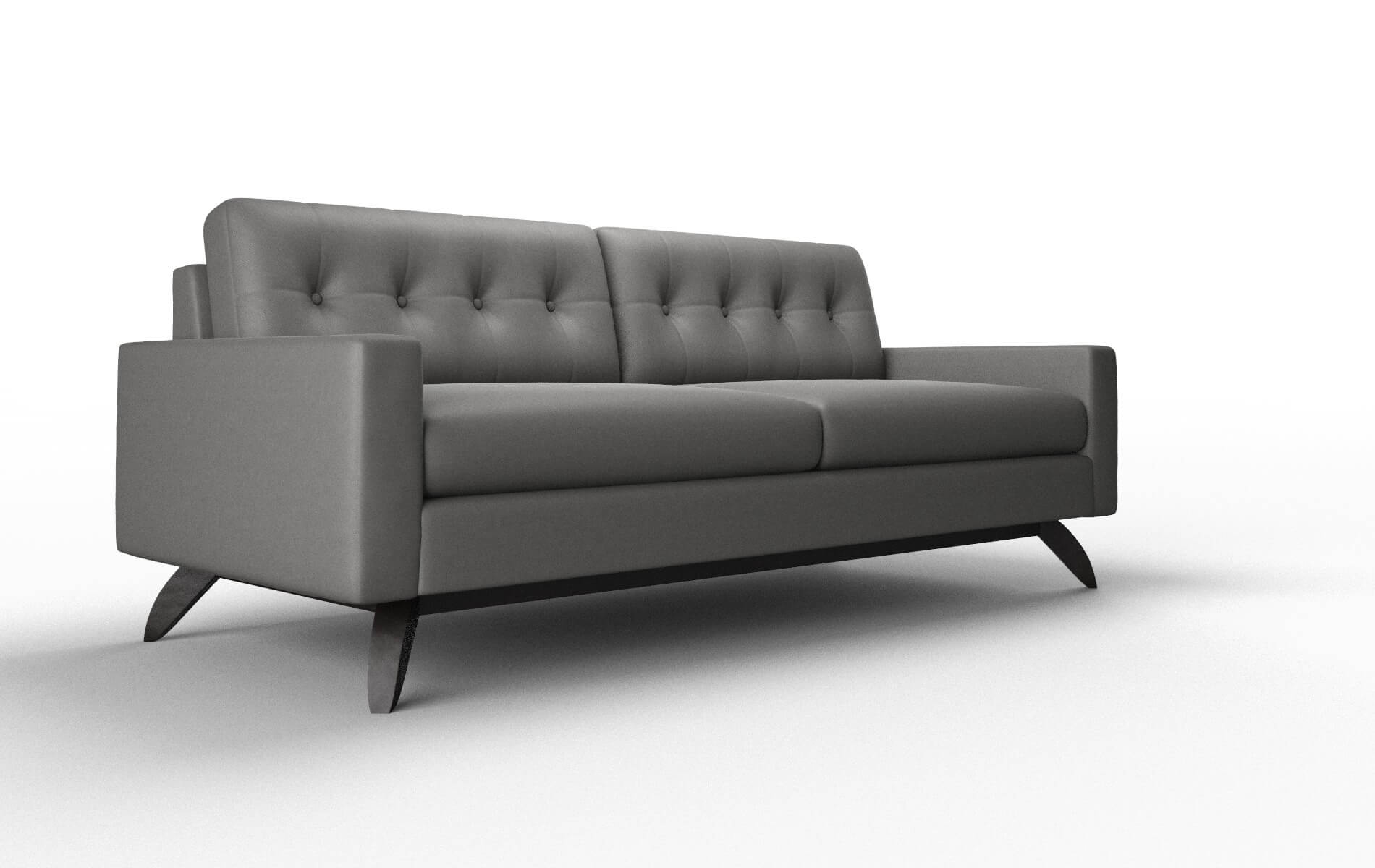 Milan Rocket Charcoal Sofa espresso legs 2