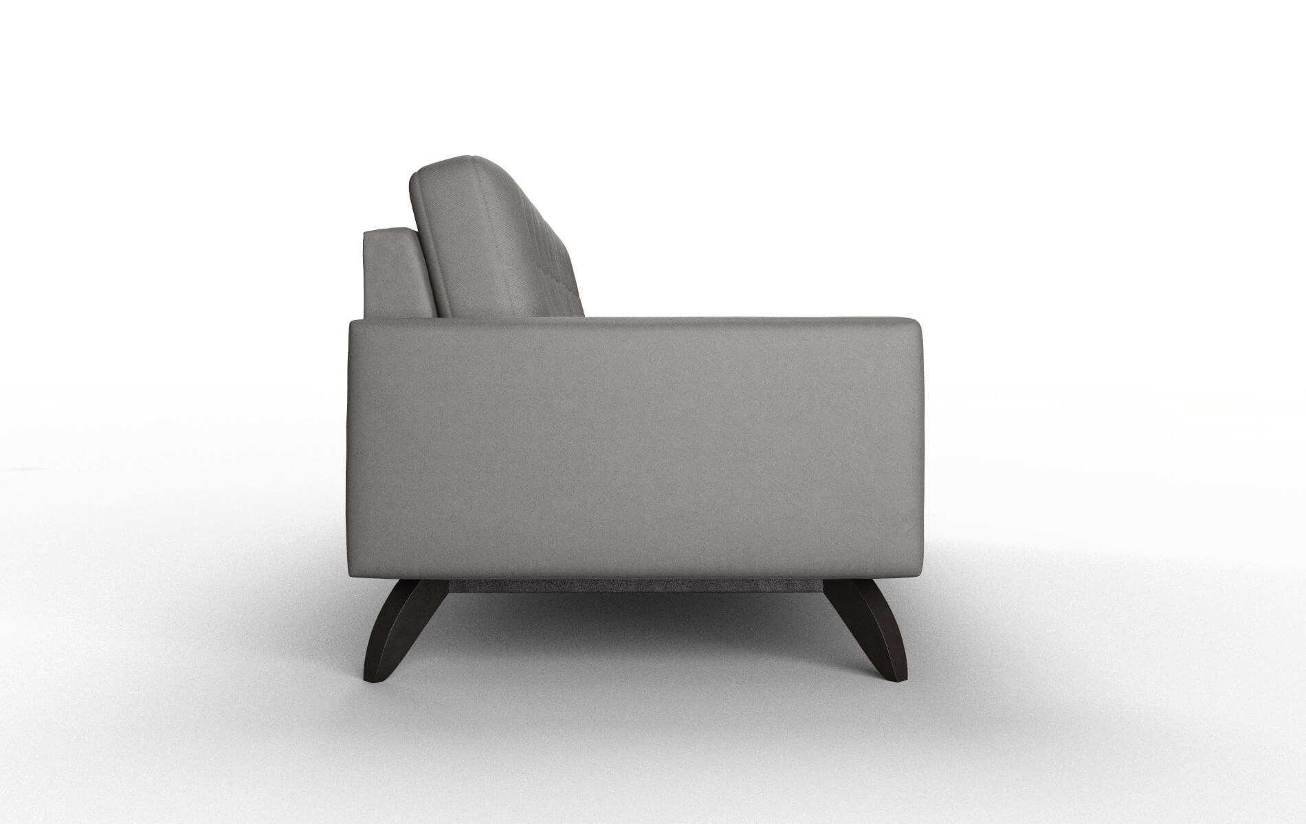 Milan Rocket Charcoal Sofa espresso legs 3